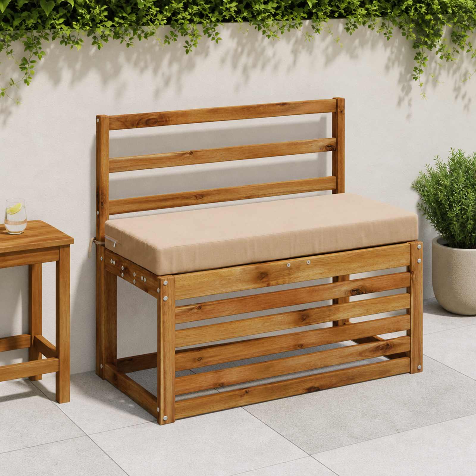 Cuscini per Panchina a 2 Pezzi SOEST 2 pz 100% Poliestere