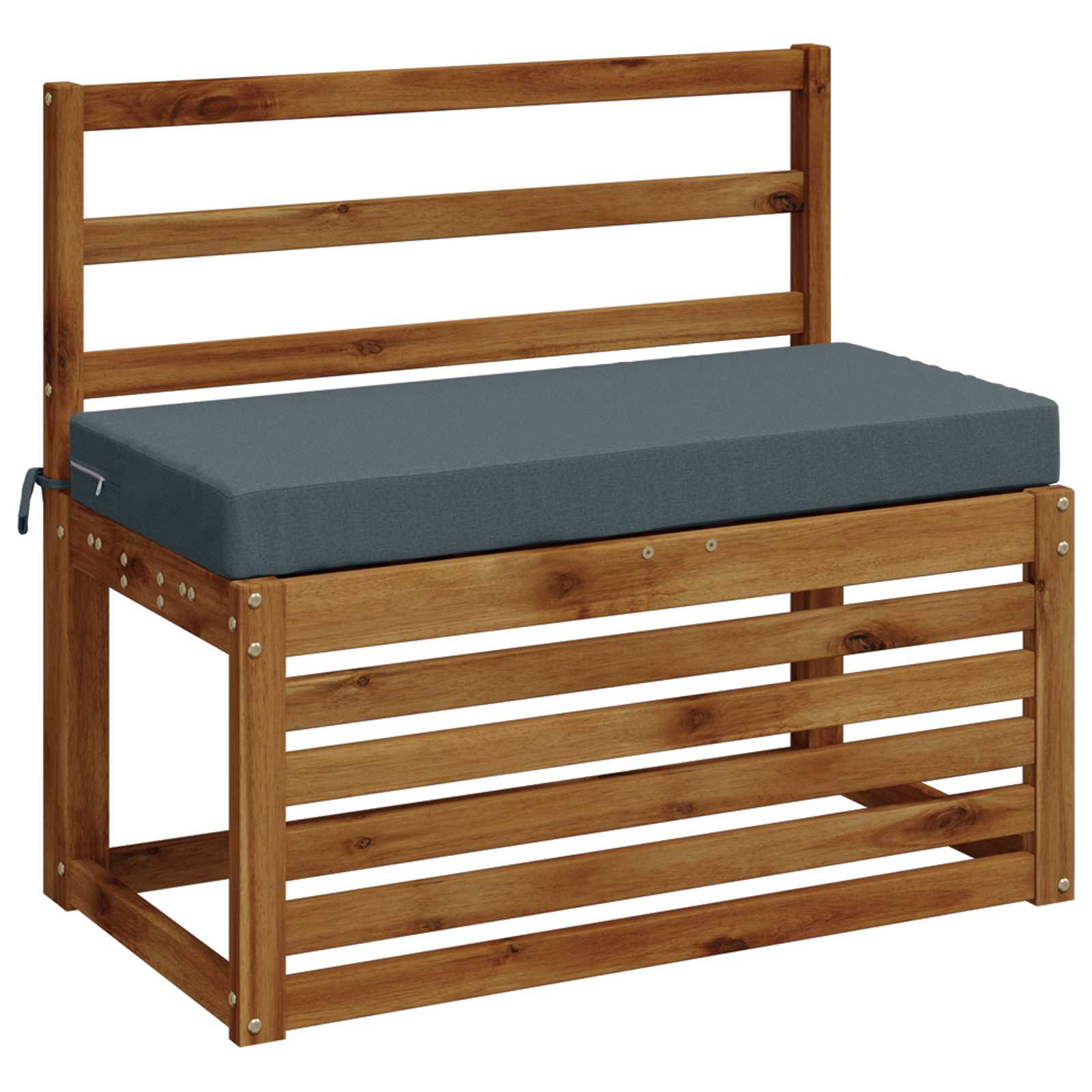 Cuscino per panchina SOEST 100% Poliestere Blu 80 x 40 x 8 cm
