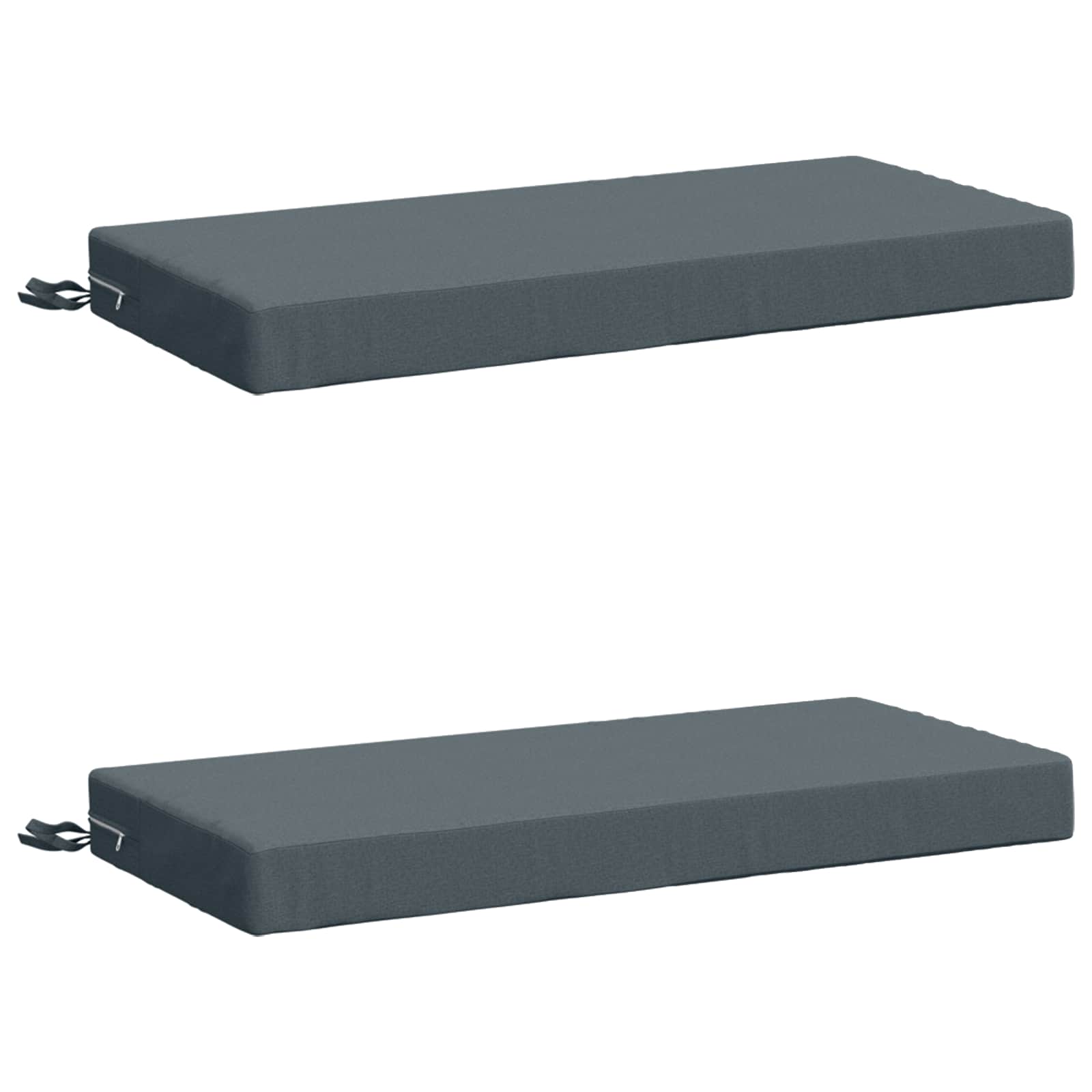 Cuscini per Panchina a 2 Pezzi SOEST 2 pz 100% Poliestere Blu