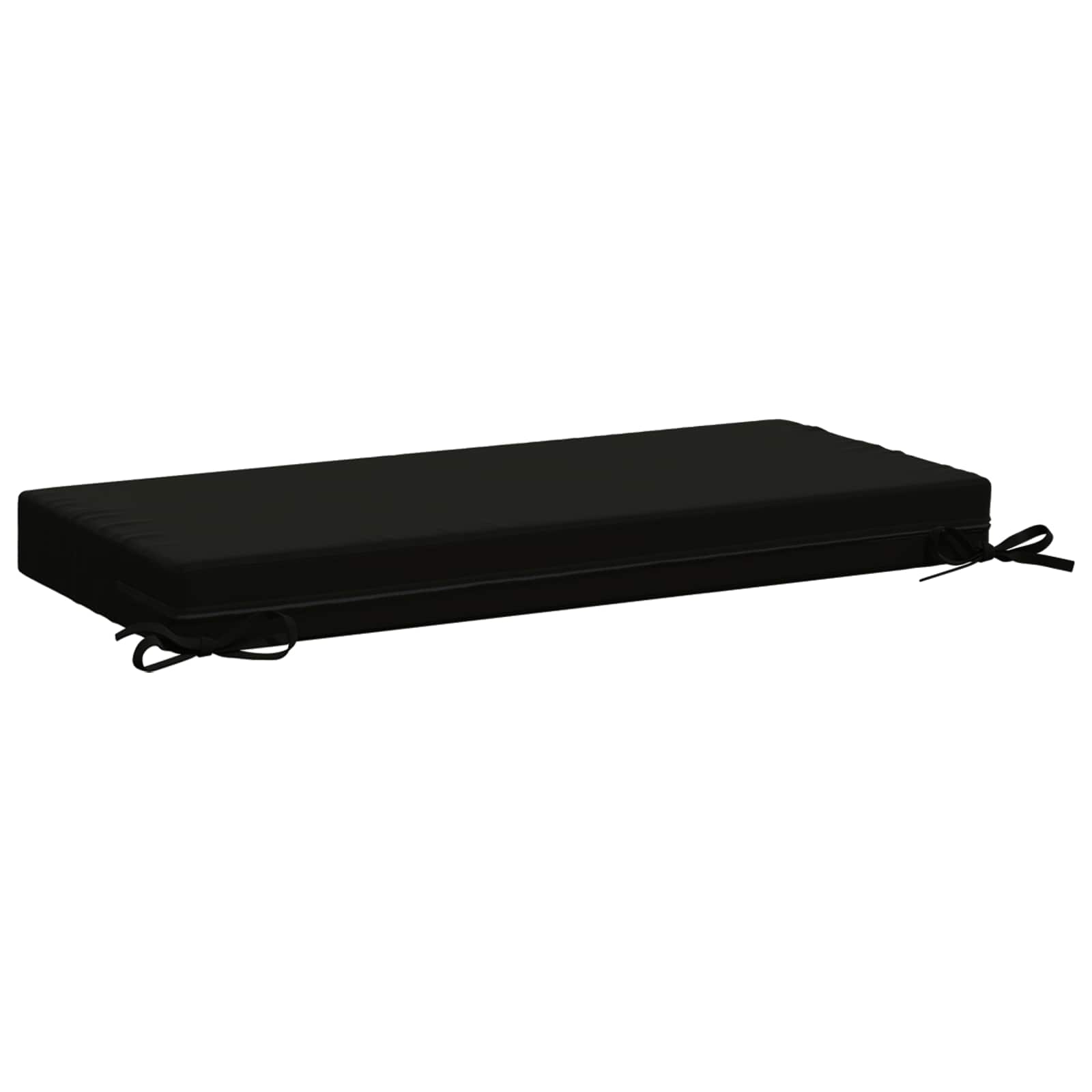 Cuscino per panchina SOEST 100% Poliestere Nero 80 x 40 x 8 cm