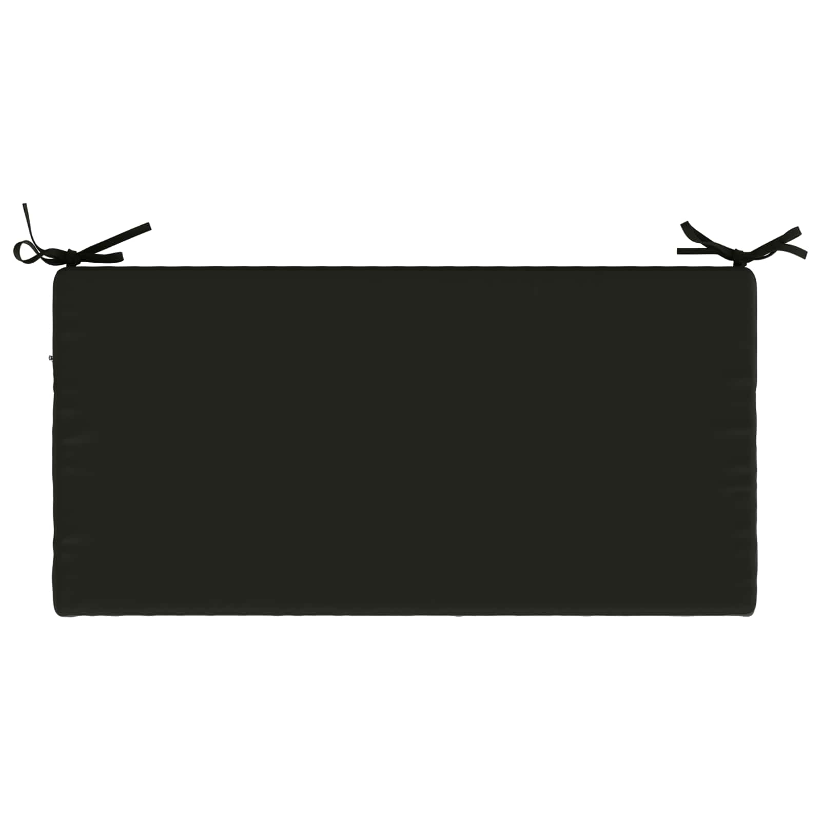 Cuscino per panchina SOEST 100% Poliestere Nero 80 x 40 x 8 cm