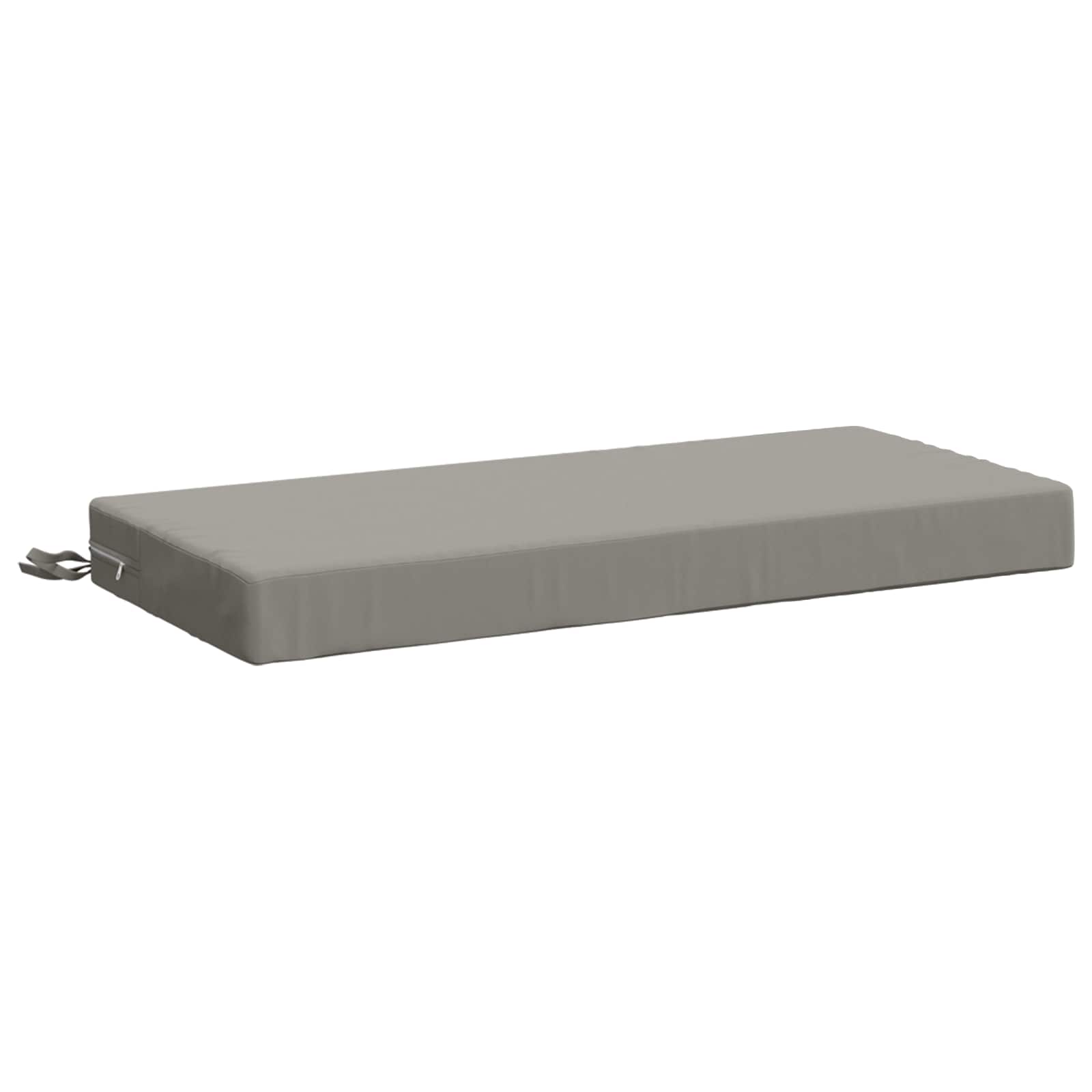 Cuscino per panchina SOEST 100% Poliestere Grigio