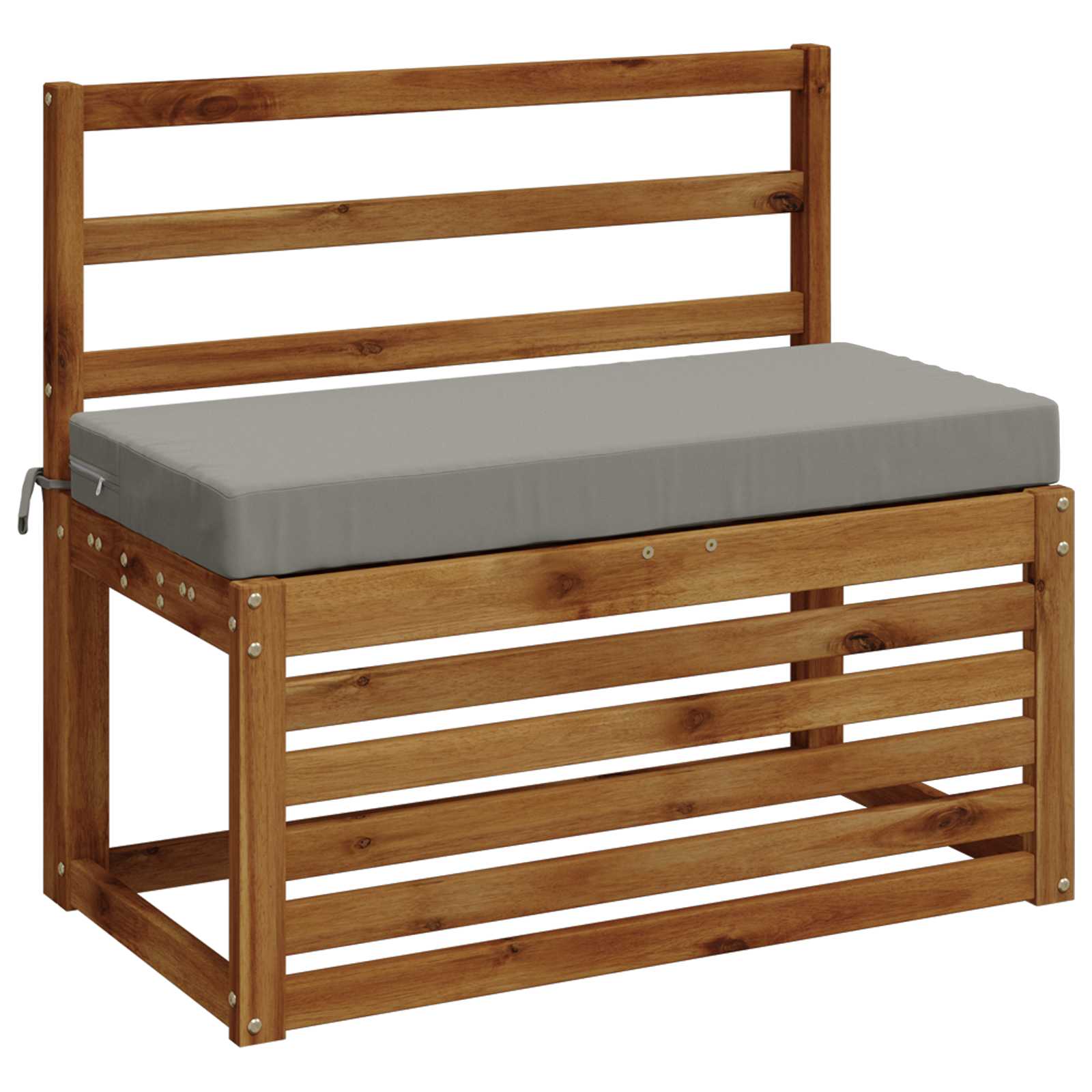 Cuscino per panchina SOEST 100% Poliestere Grigio