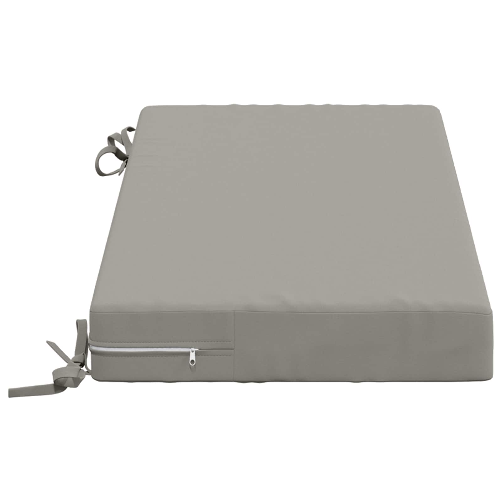 Cuscino per panchina SOEST 100% Poliestere Grigio