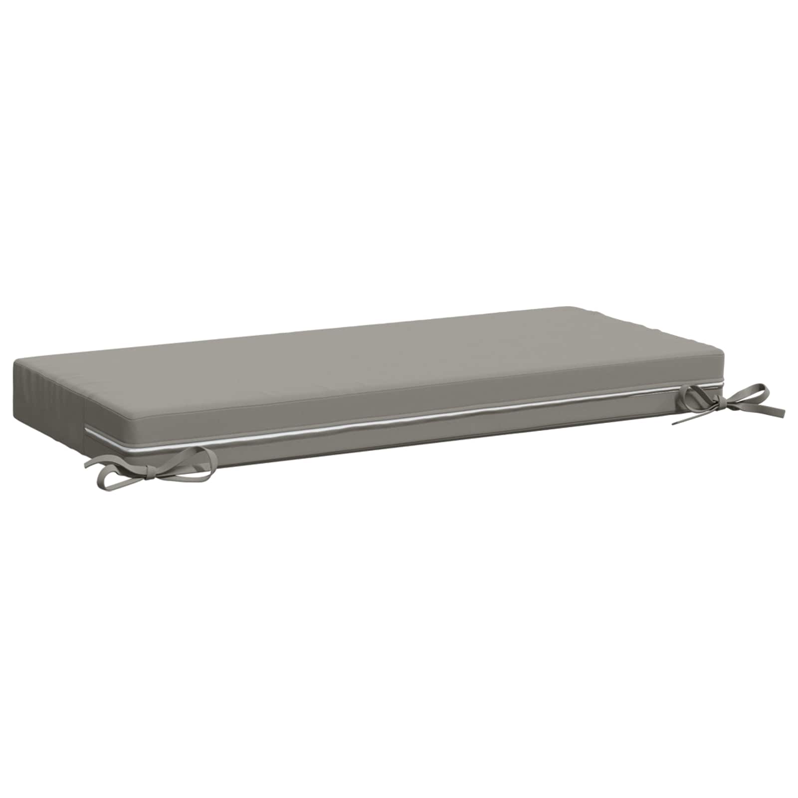 Cuscino per panchina SOEST 100% Poliestere Grigio