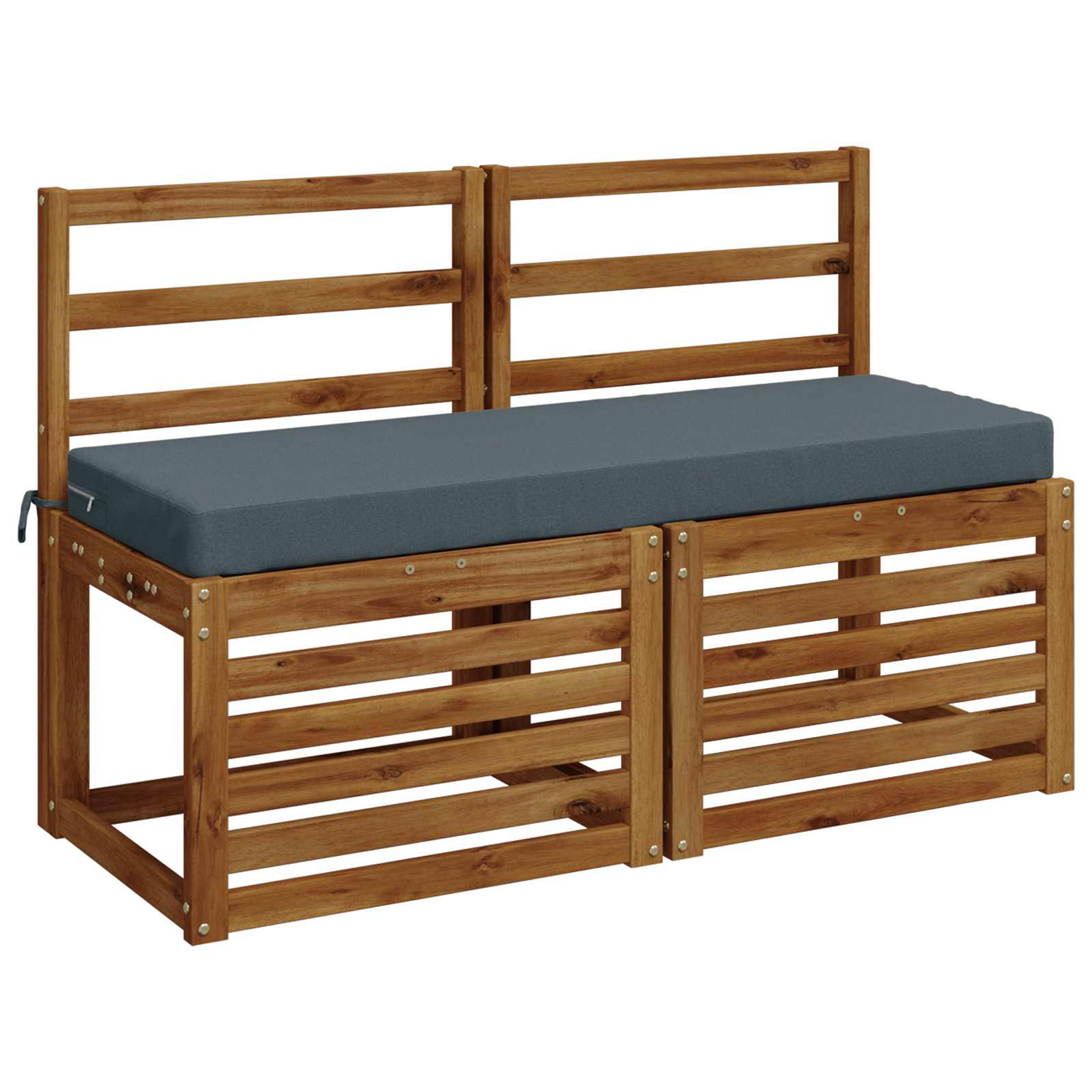 Cuscino per panchina SOEST 100% Poliestere Blu 100 x 40 x 8 cm