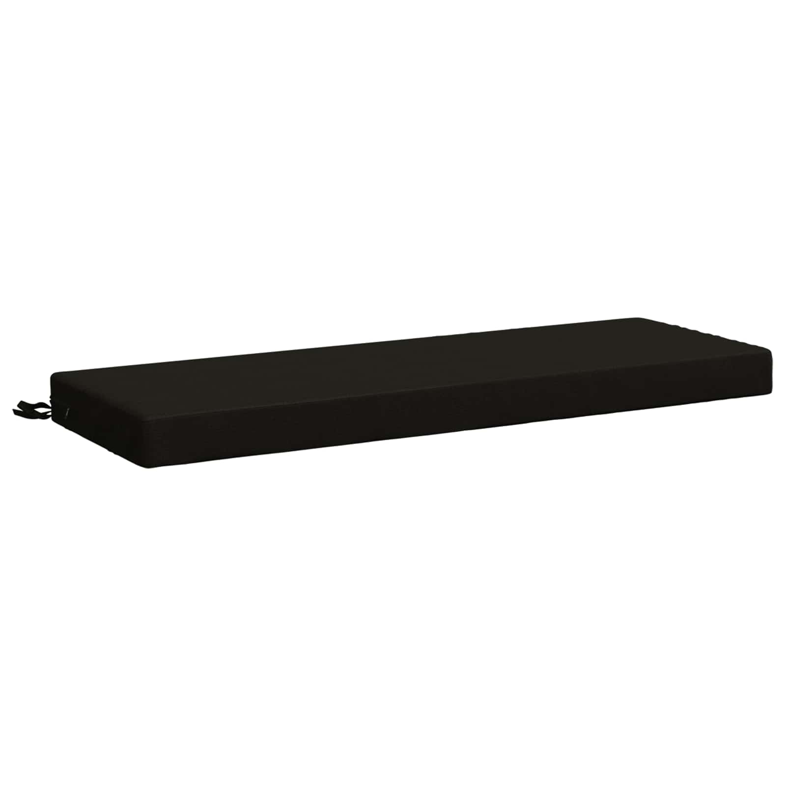 Cuscino per panchina SOEST 100% Poliestere Nero 100 x 40 x 8 cm