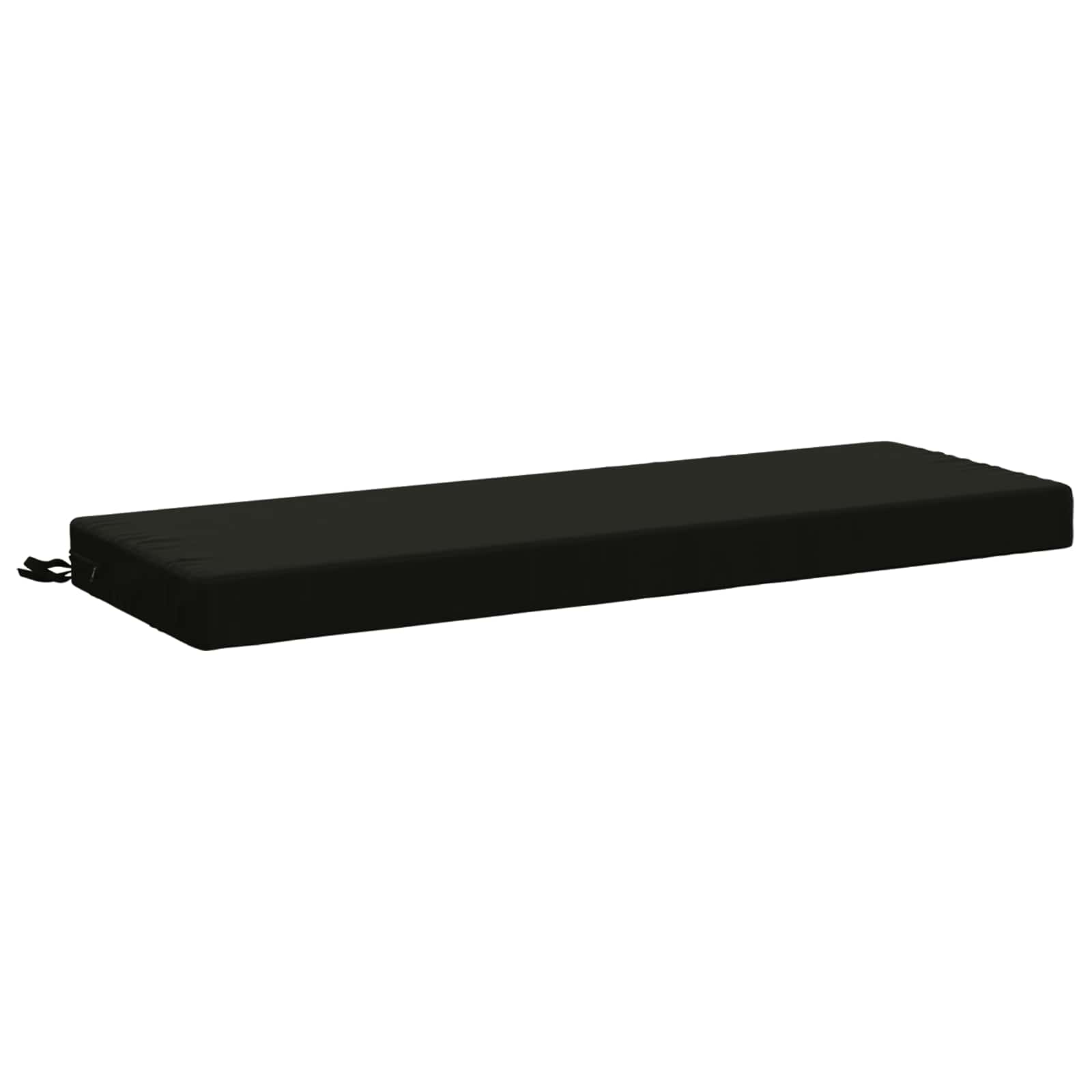 Cuscino per panchina SOEST 100% Poliestere Nero 100 x 40 x 8 cm