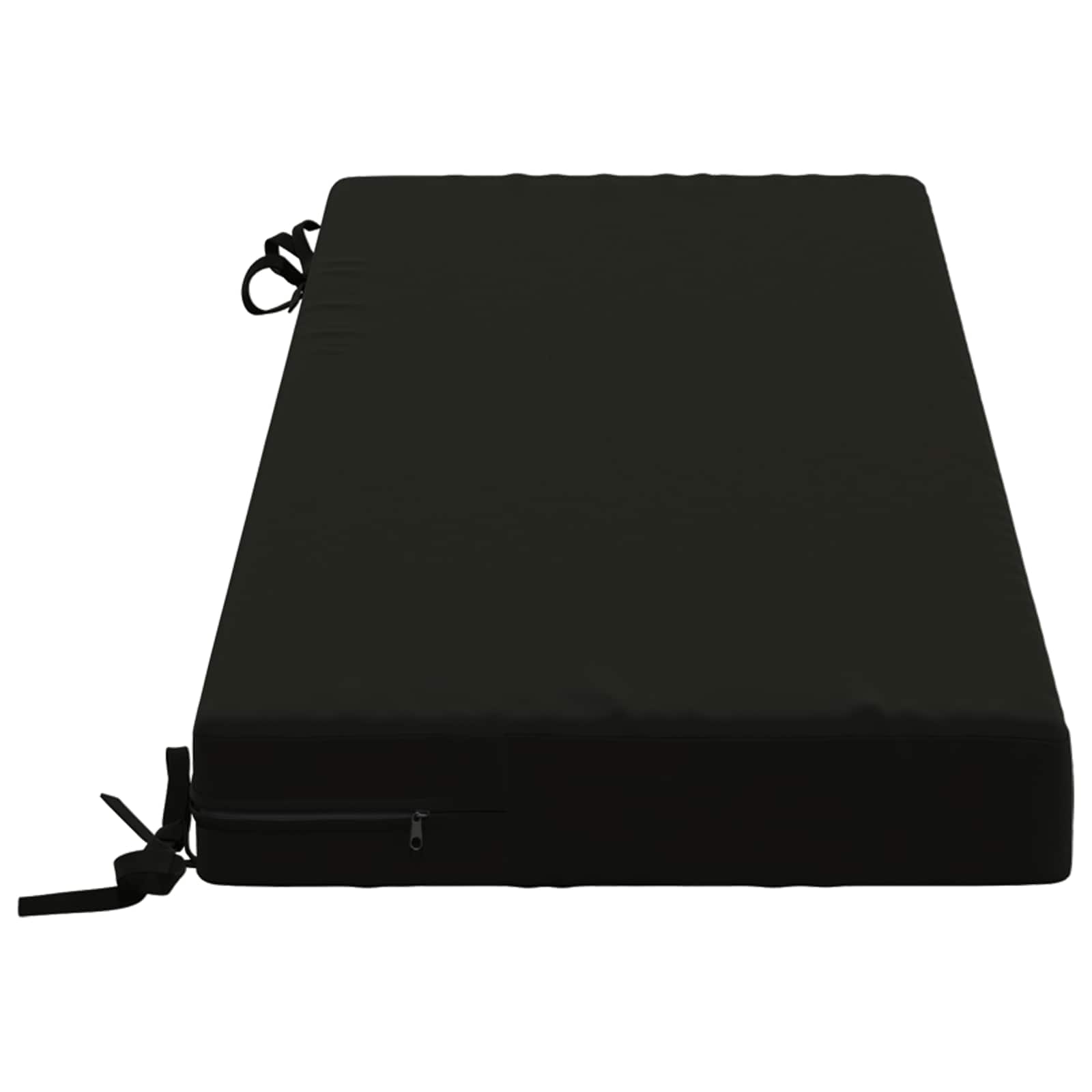 Cuscino per panchina SOEST 100% Poliestere Nero 100 x 40 x 8 cm