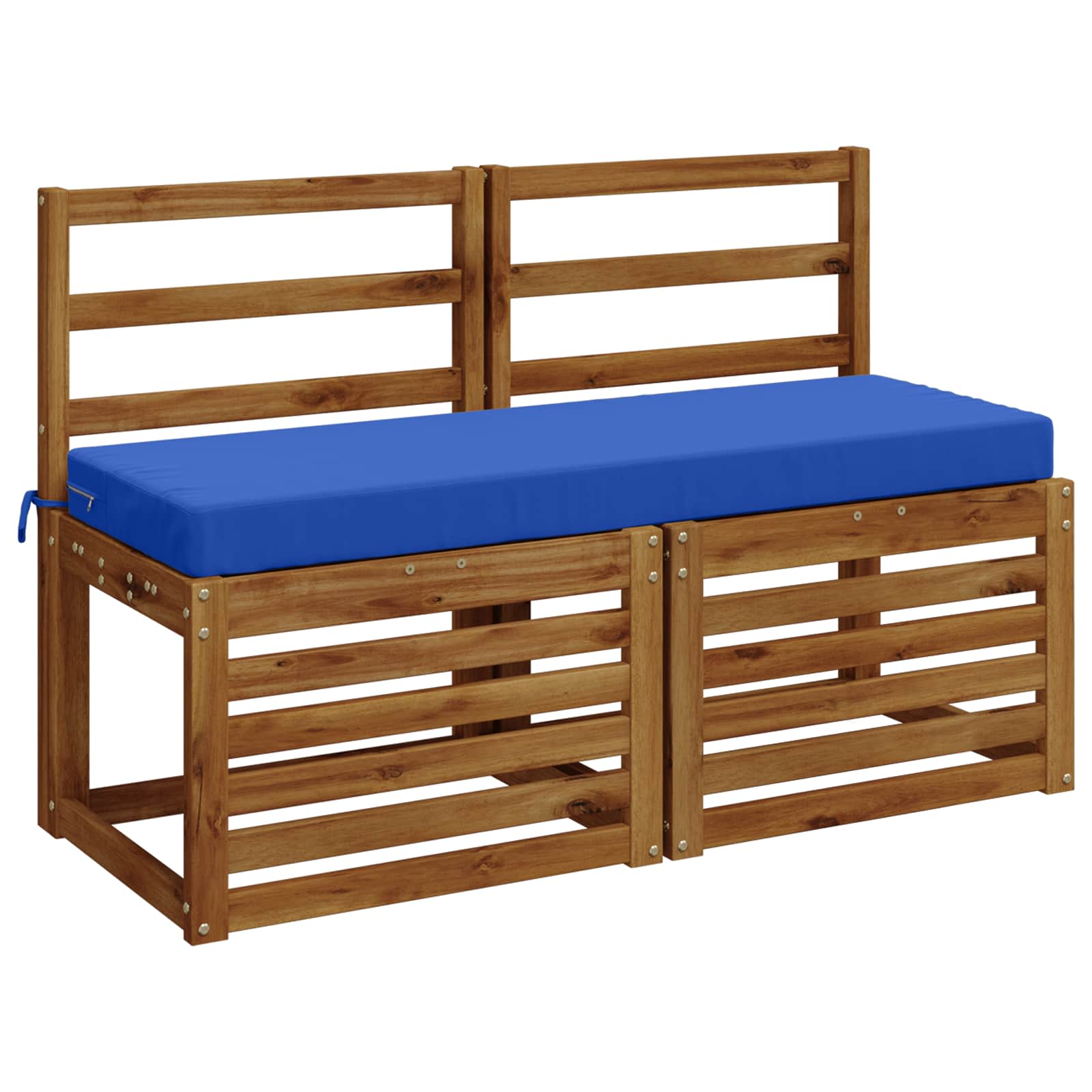 Cuscino per panchina SOEST 100% Poliestere Blu Reale