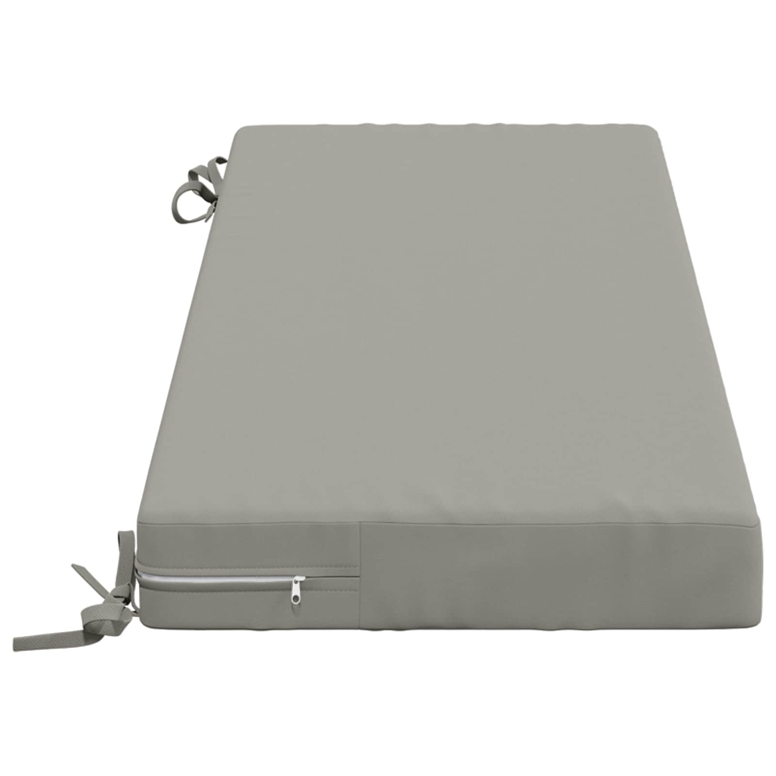 Cuscino per panchina SOEST 100% Poliestere Grigio