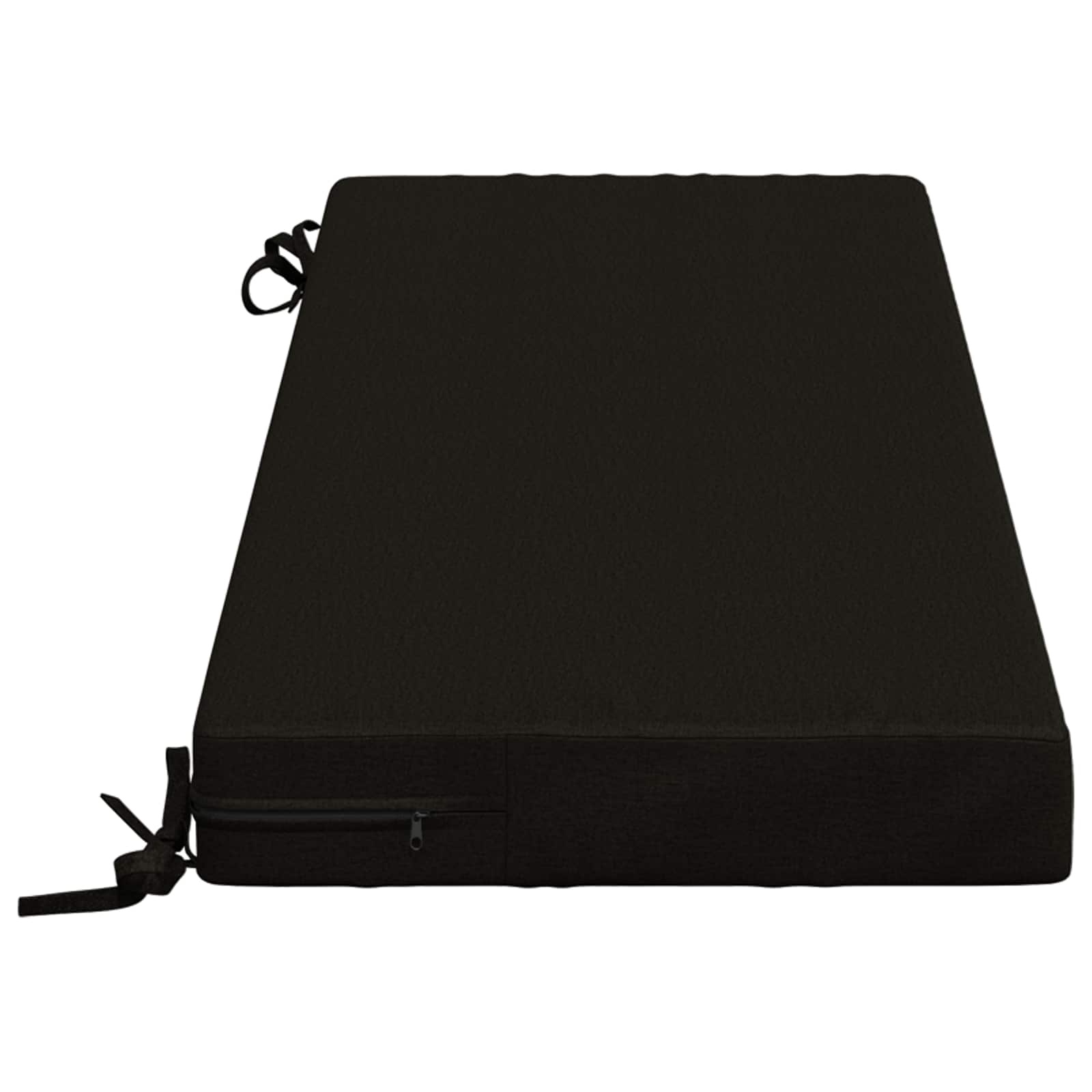 Cuscino per panchina SOEST 100% Poliestere Nero 110 x 40 x 8 cm