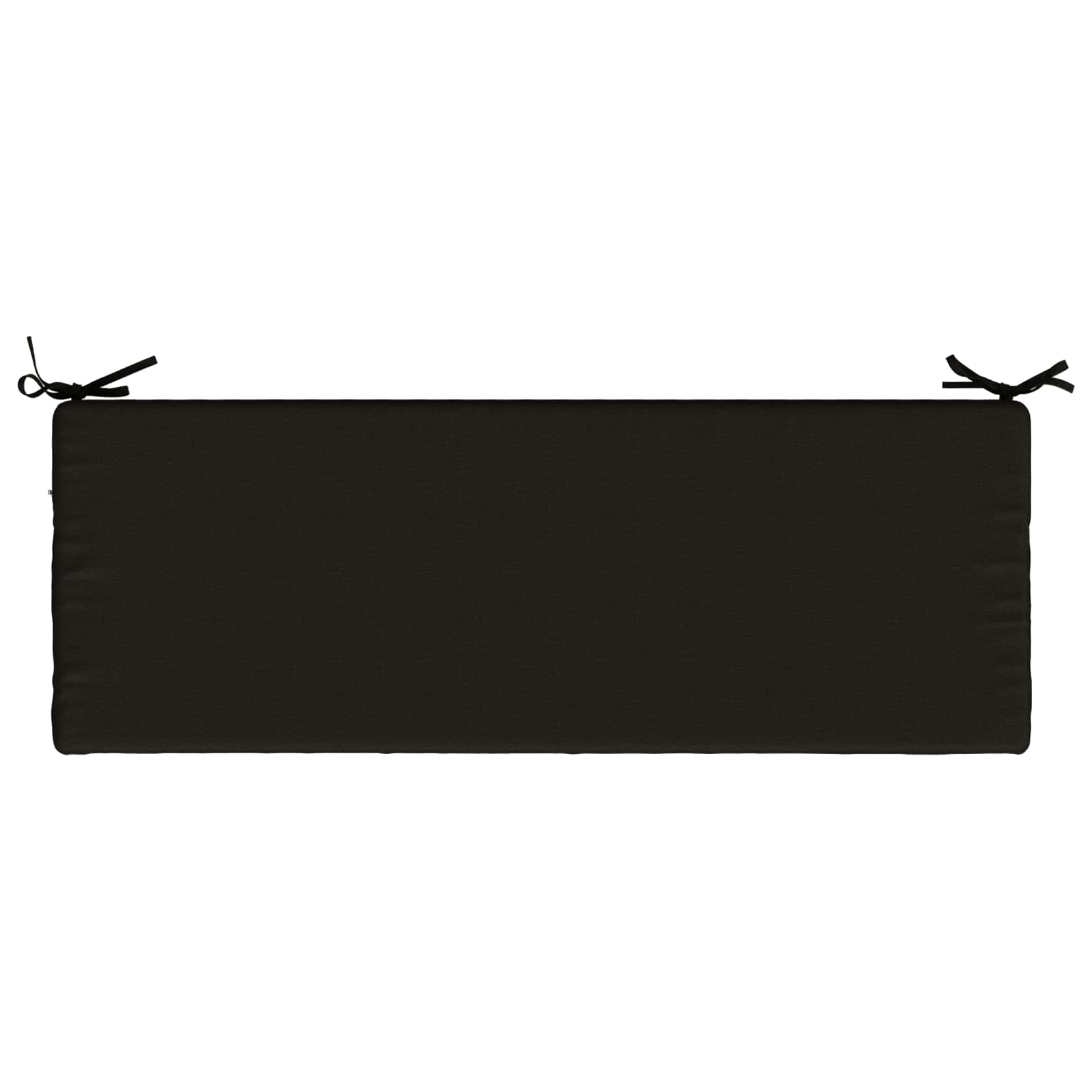 Cuscino per panchina SOEST 100% Poliestere Nero 110 x 40 x 8 cm