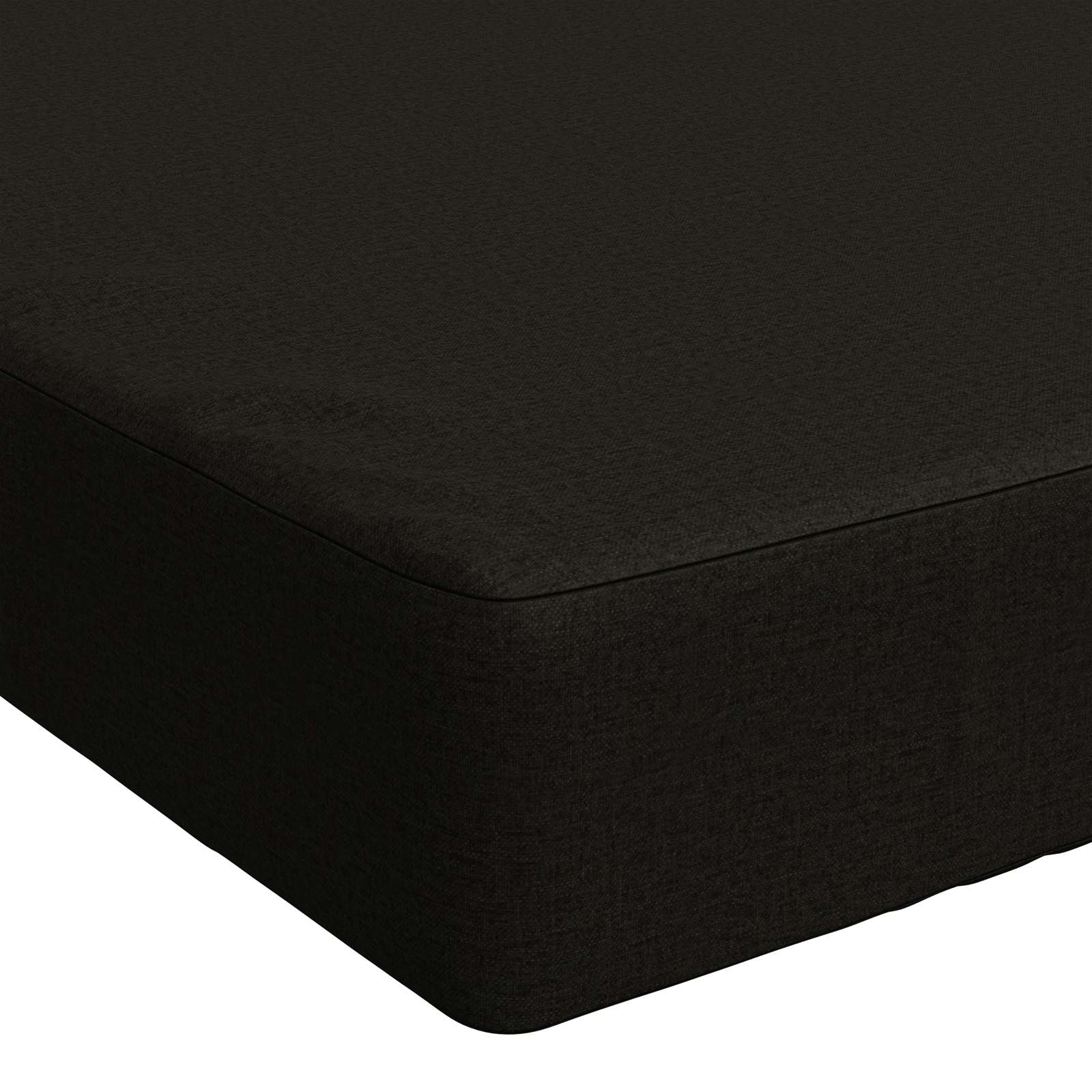 Cuscino per panchina SOEST 100% Poliestere Nero 110 x 40 x 8 cm