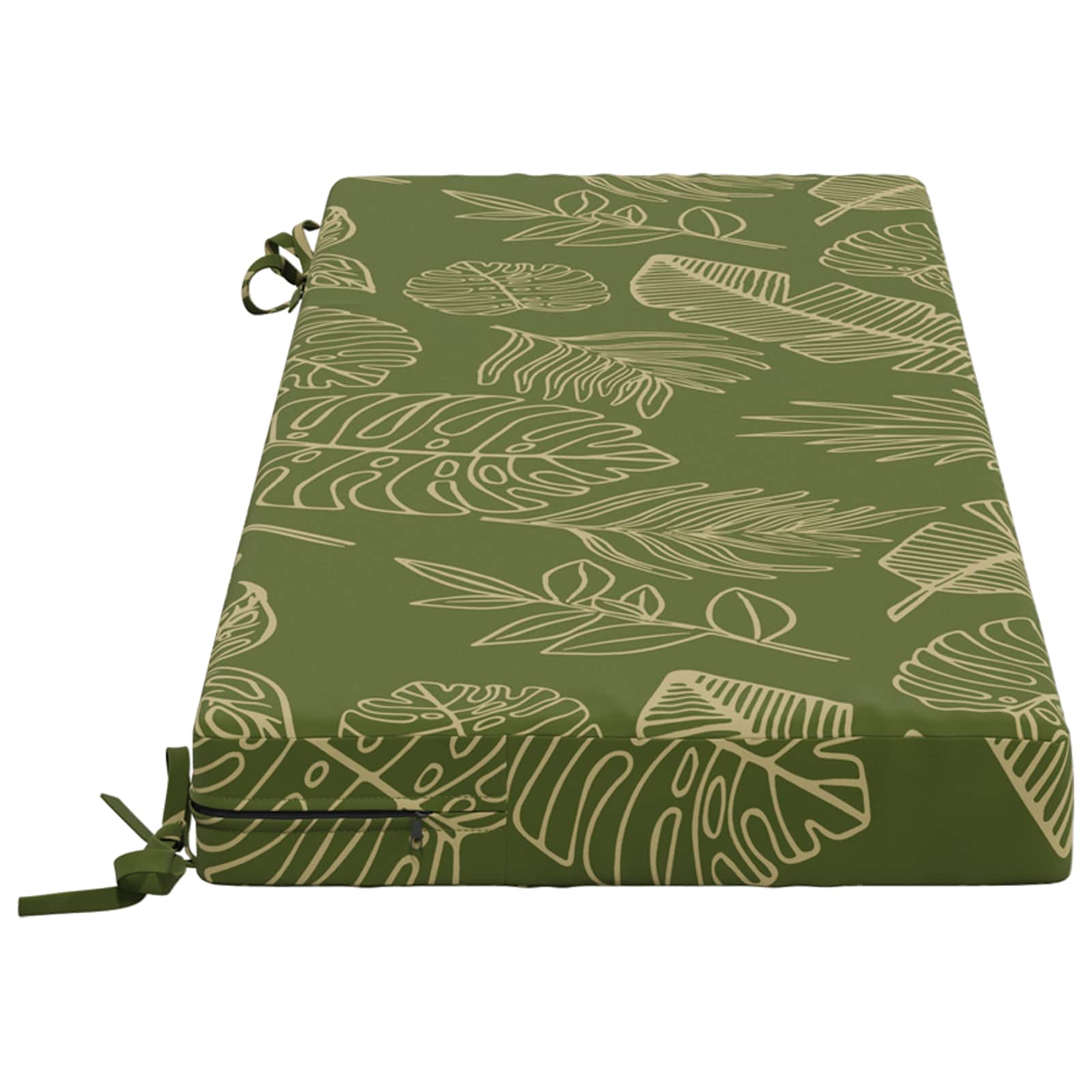 Cuscino per panchina SOEST 100% Poliestere Design a foglia
