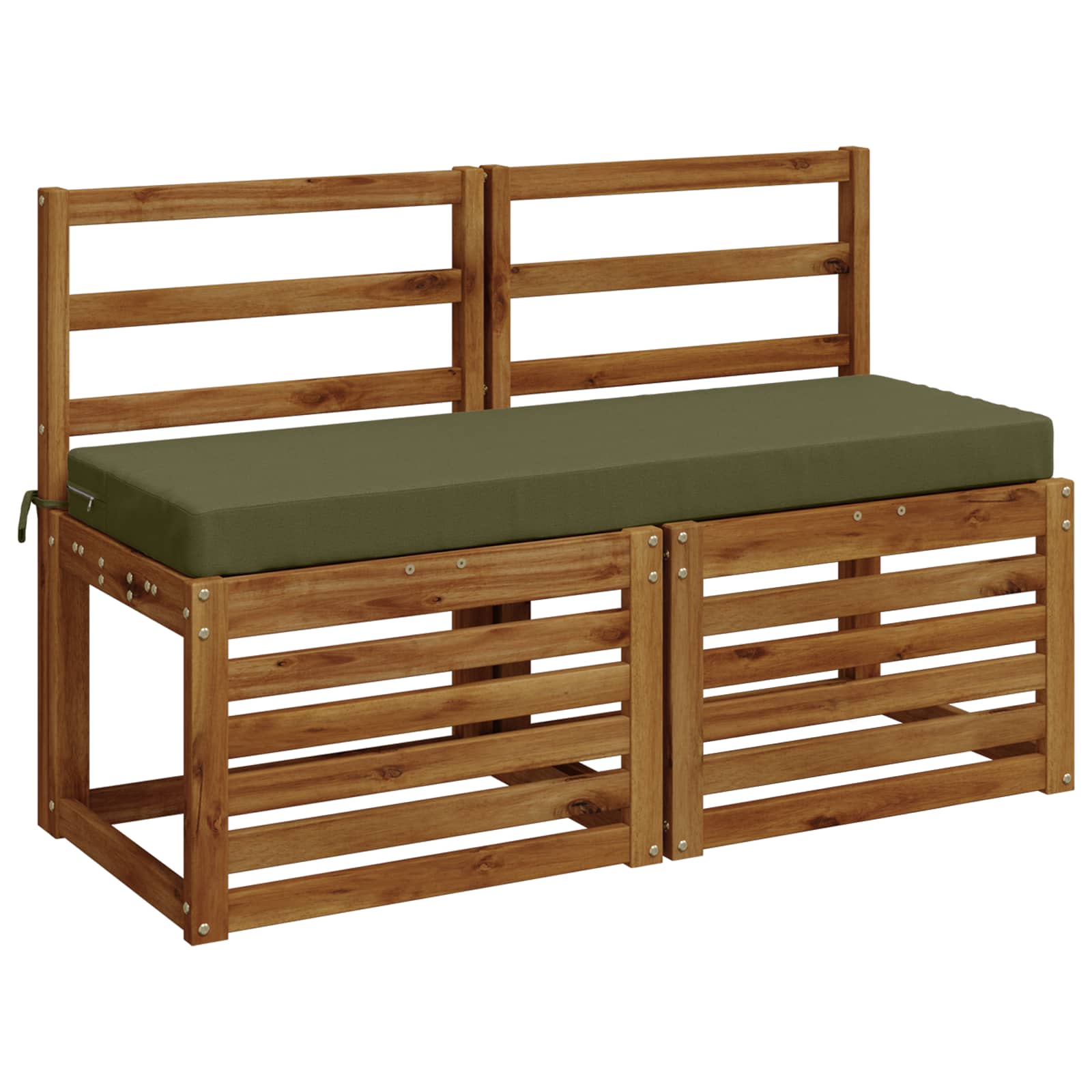 Cuscino per panchina SOEST 100% Poliestere Verde Oliva