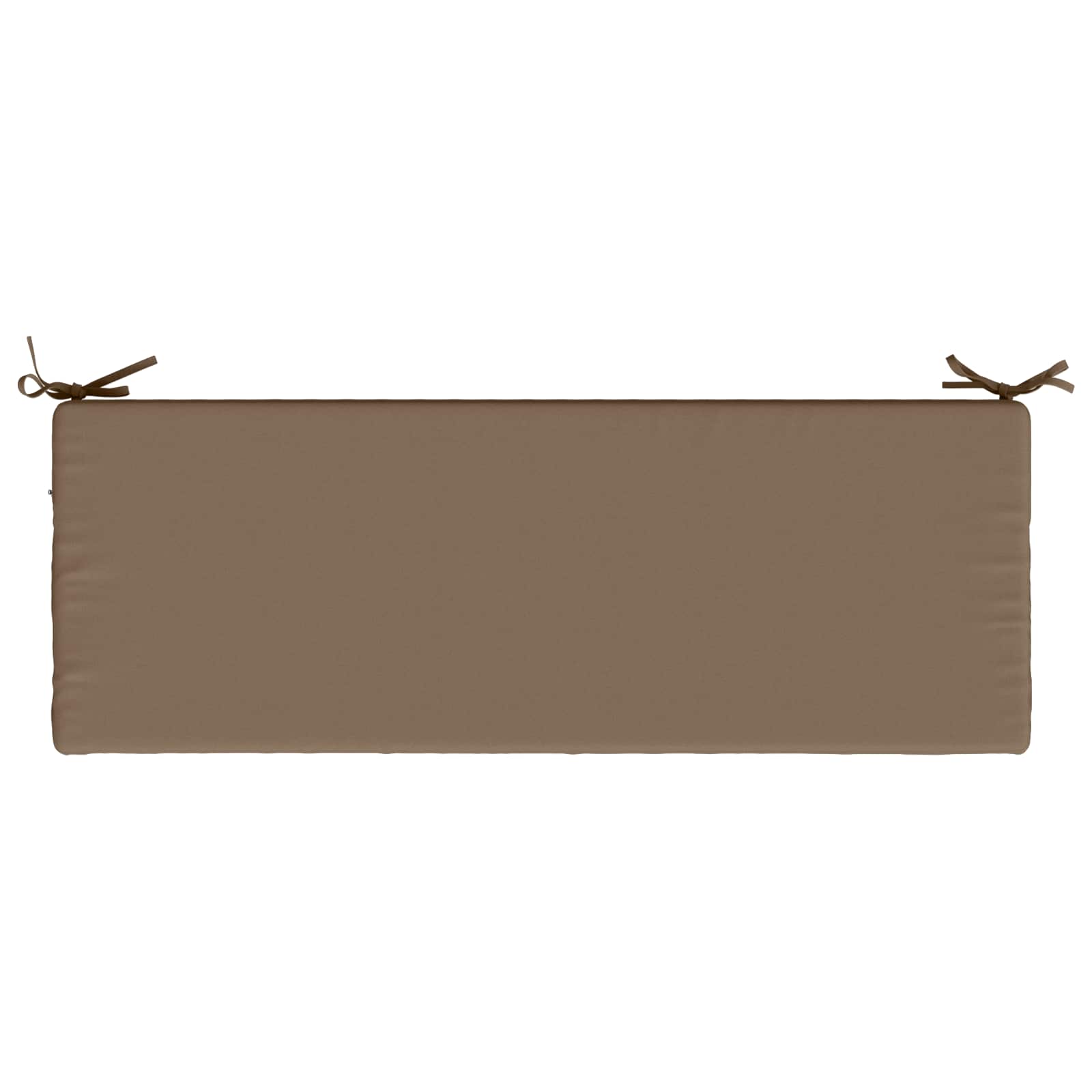 Cuscino per panchina SOEST 100% Poliestere Tortora