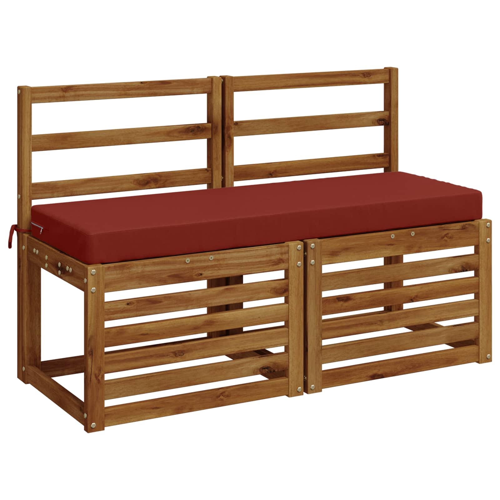 Cuscino per panchina SOEST 100% Poliestere Rosso