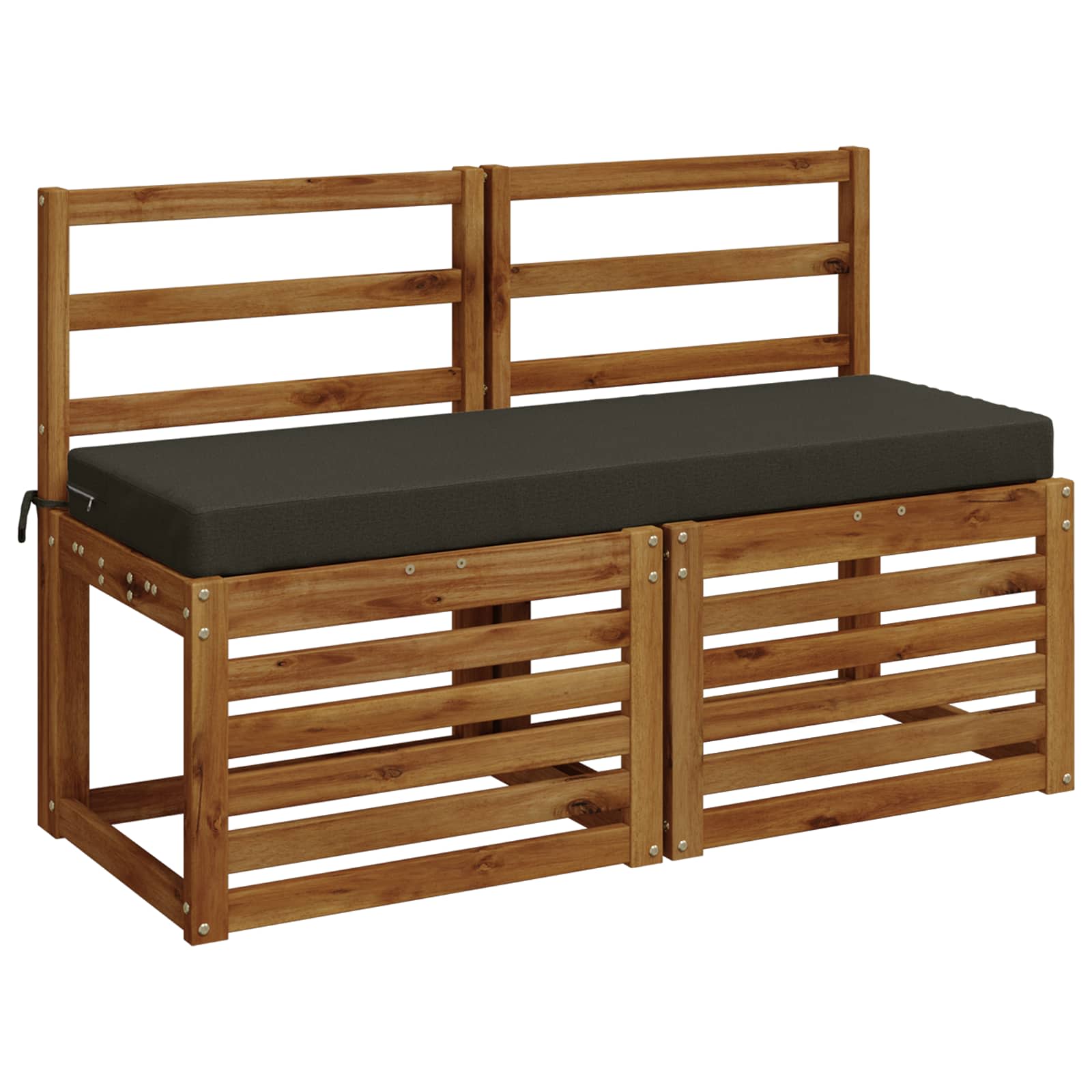 Cuscino per panchina SOEST 100% Poliestere Antracite