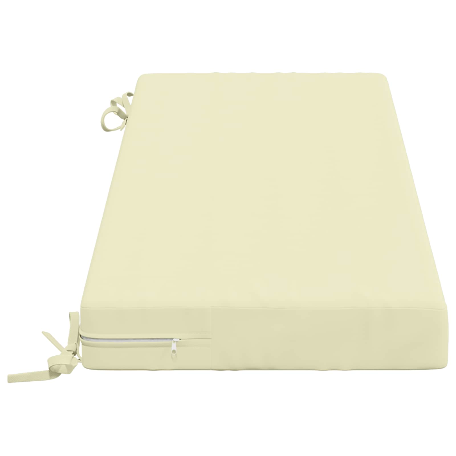 Cuscino per panchina SOEST 100% Poliestere Crema