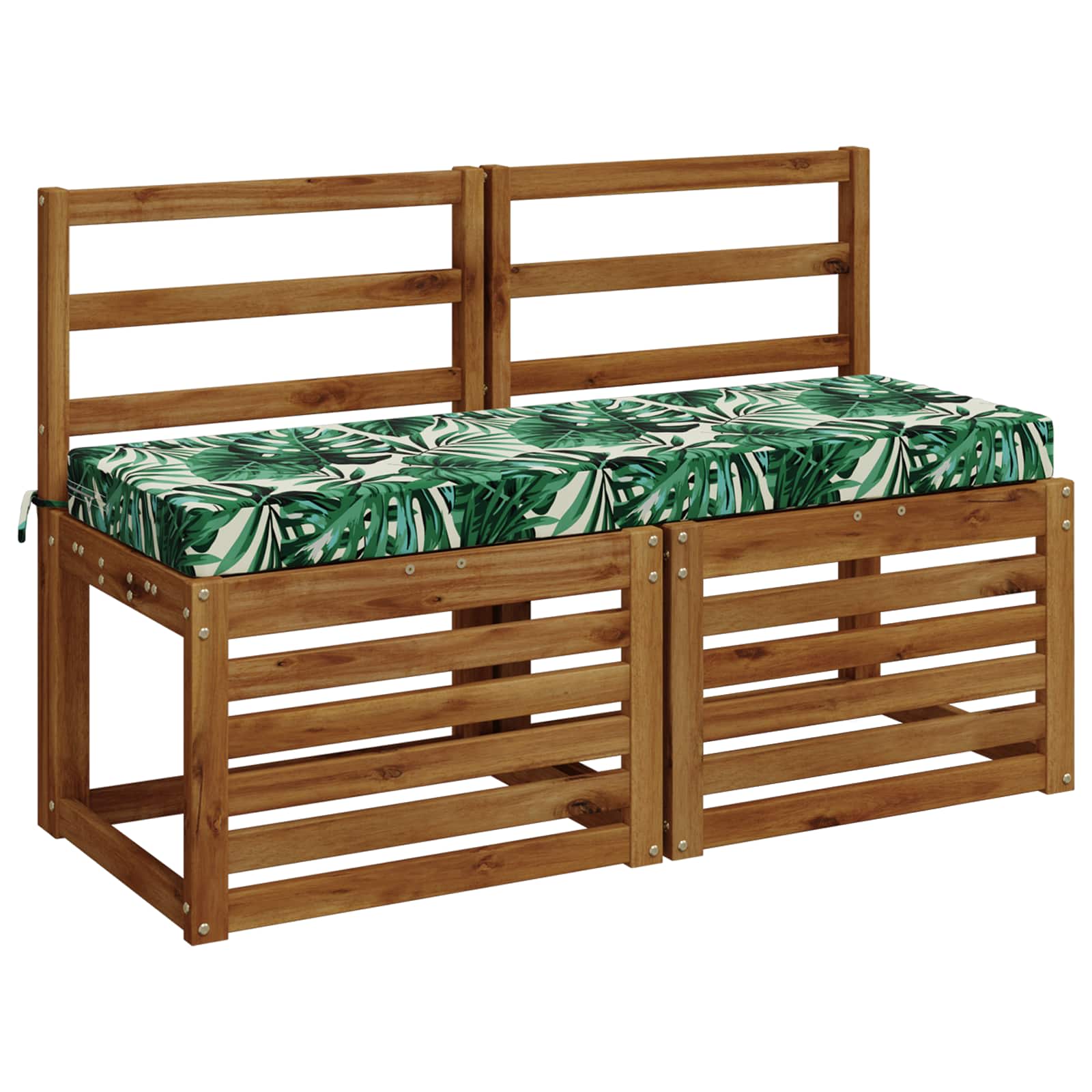Cuscino per panchina SOEST 100% Poliestere Motivo a Foglie