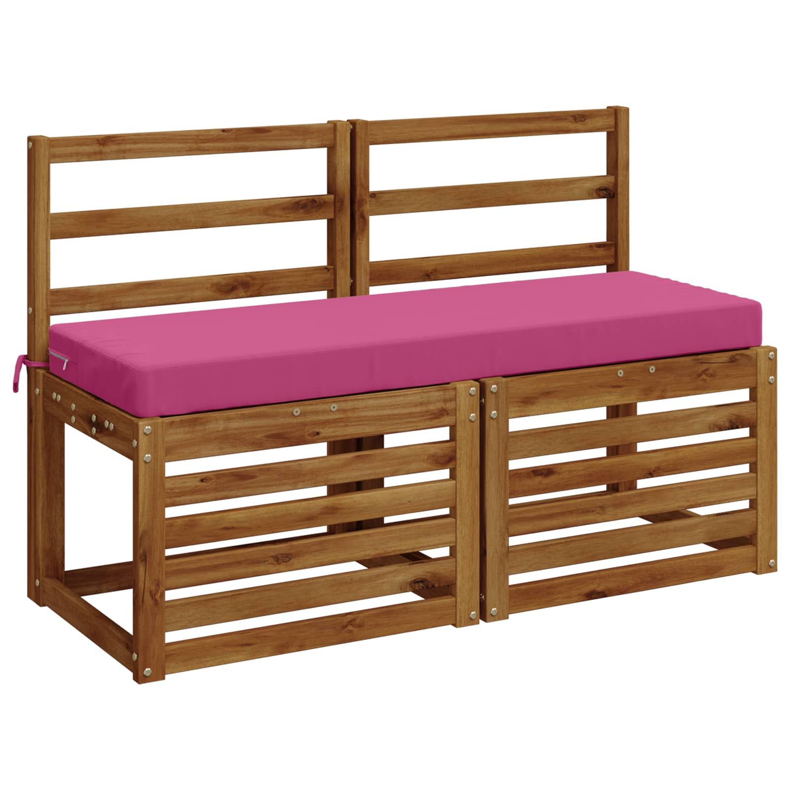Cuscino per panchina SOEST 100% Poliestere Rosa 120 x 40 x 8 cm