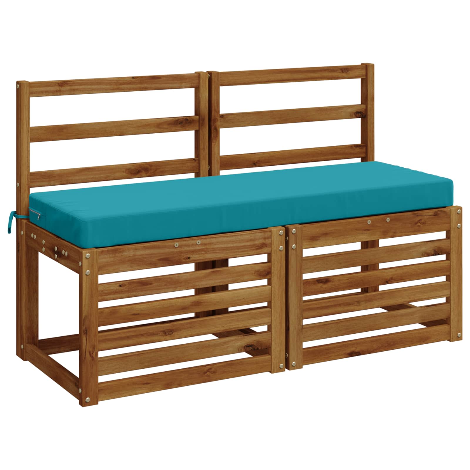 Cuscino per panchina SOEST 100% Poliestere Turchese