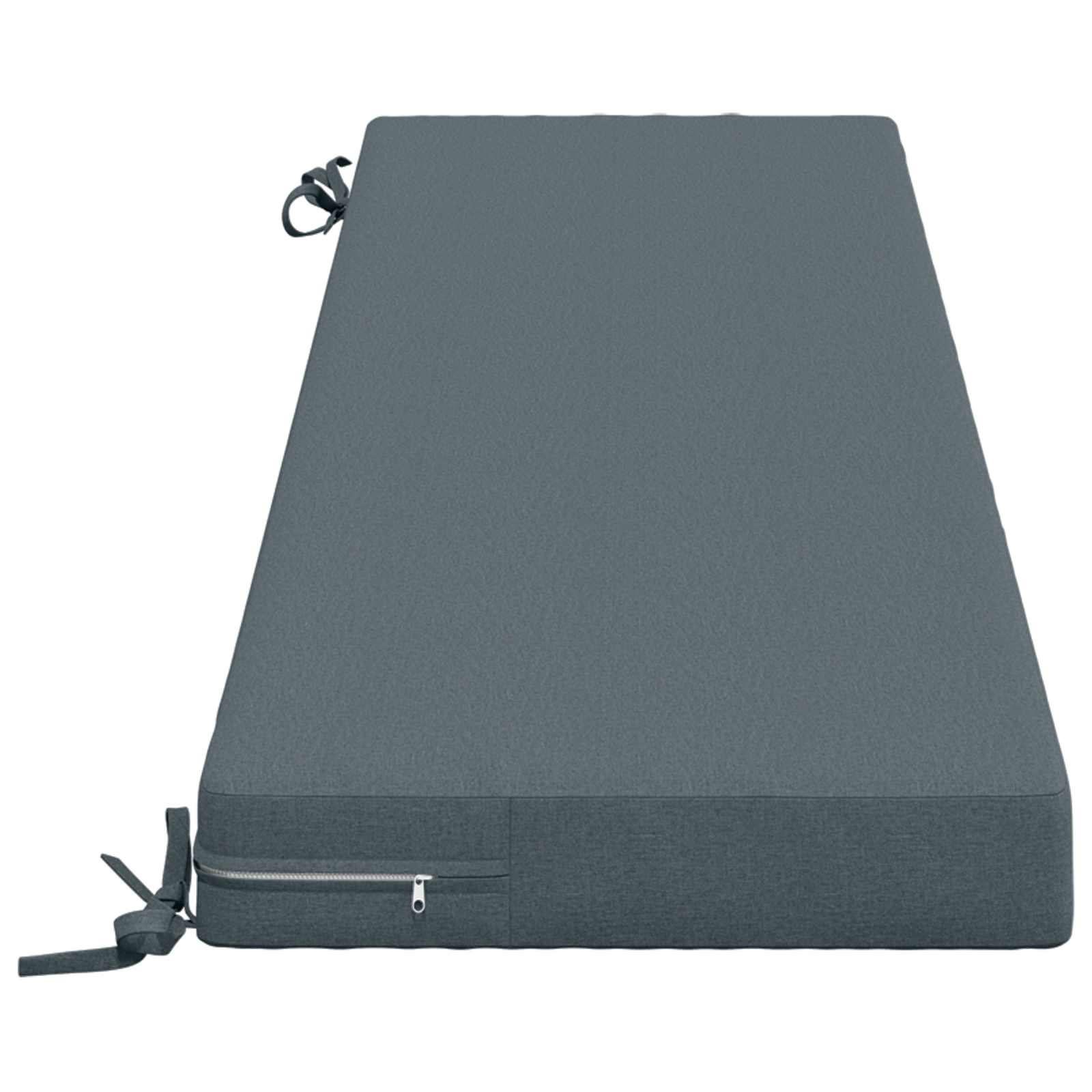 Cuscino per panchina SOEST 100% Poliestere Blu 140 x 40 x 8 cm