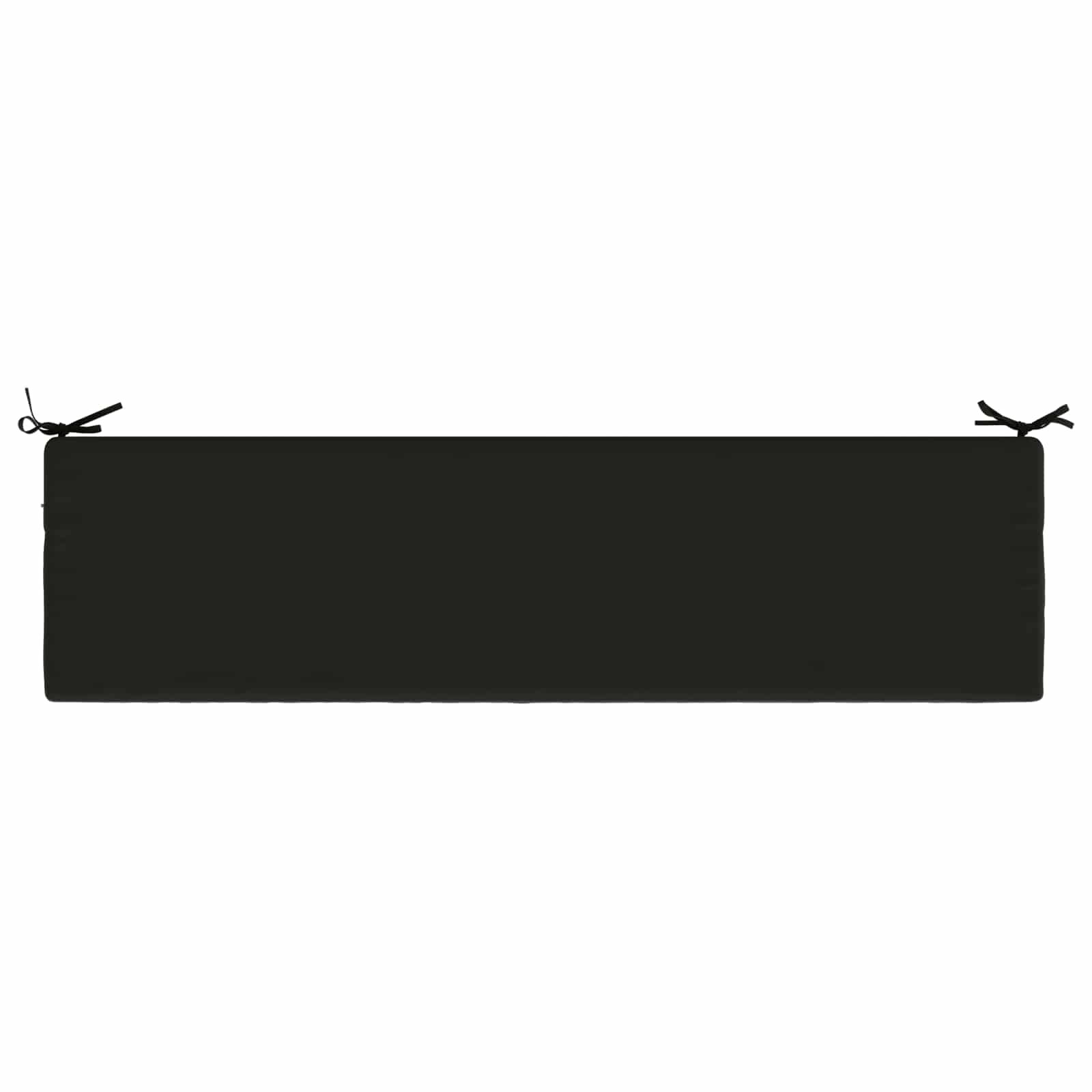 Cuscino per panchina SOEST 100% Poliestere Nero 140 x 40 x 8 cm