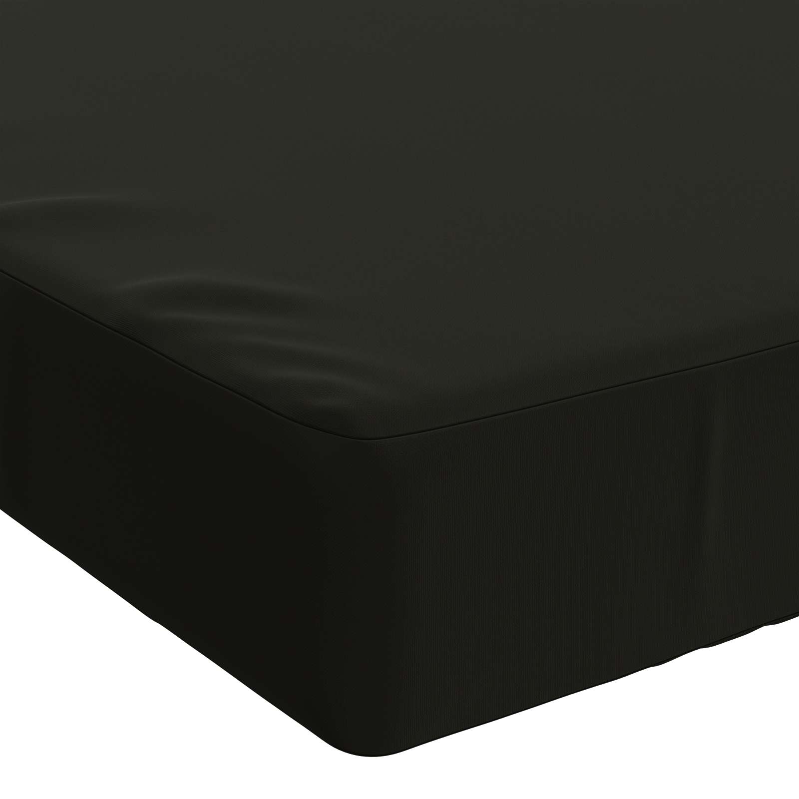 Cuscino per panchina SOEST 100% Poliestere Nero 140 x 40 x 8 cm