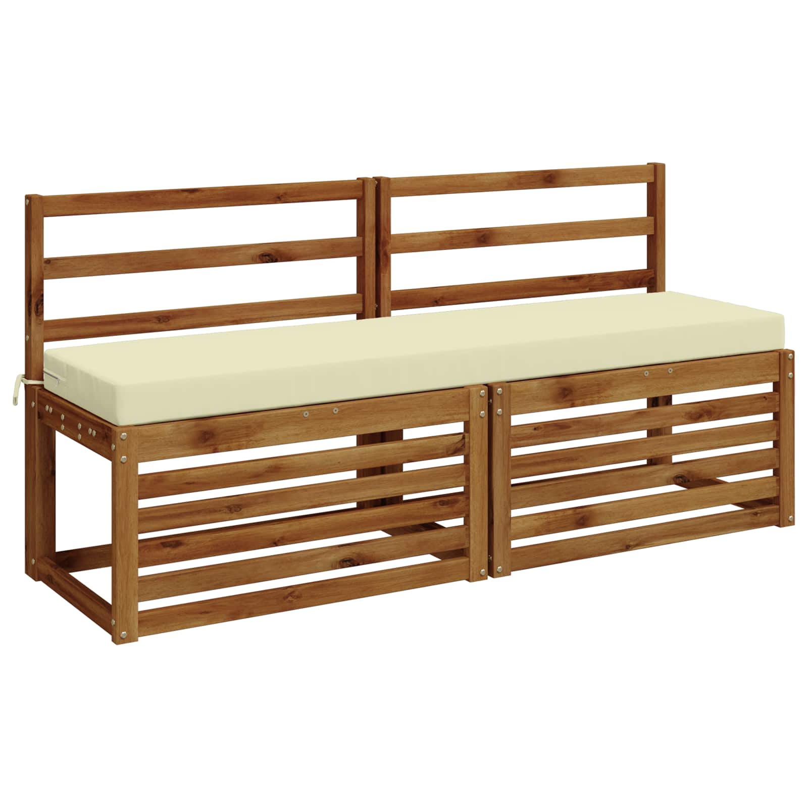 Cuscino per panchina SOEST 100% Poliestere Crema
