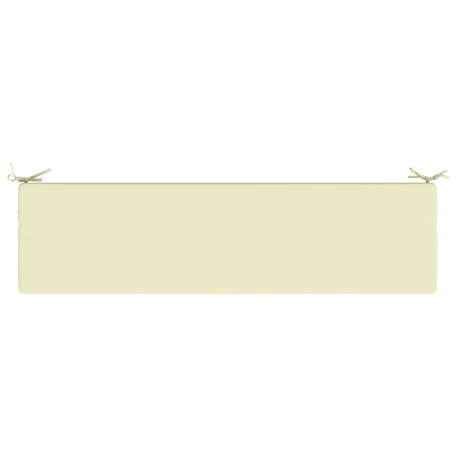 Cuscino per panchina SOEST 100% Poliestere Crema