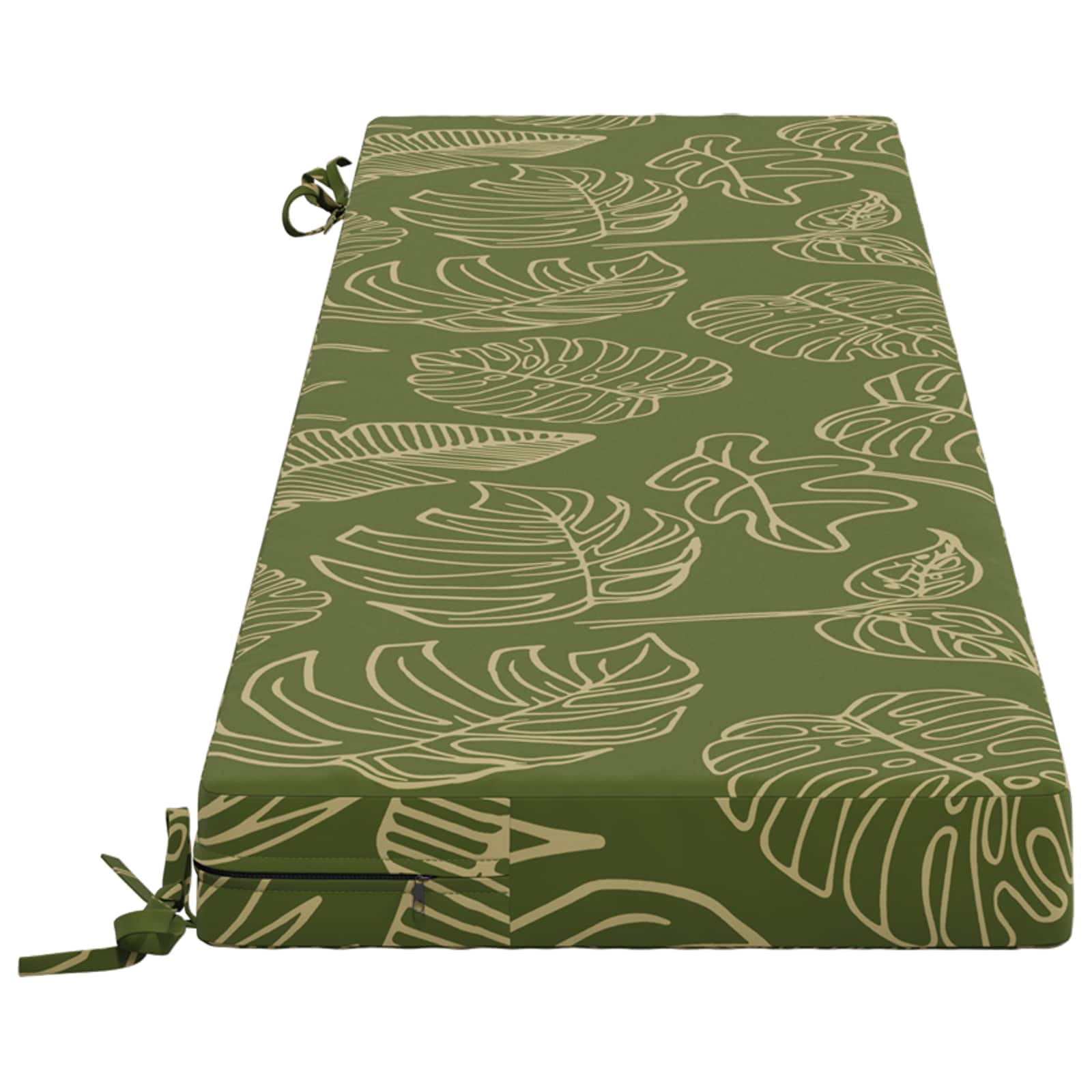 Cuscino per panchina SOEST 100% Poliestere Design a foglia