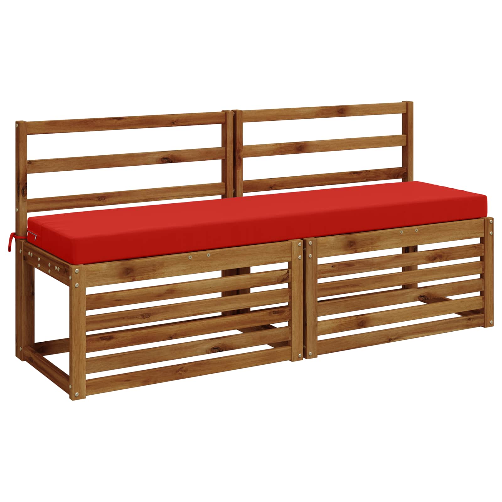 Cuscino per panchina SOEST 100% Poliestere Rosso