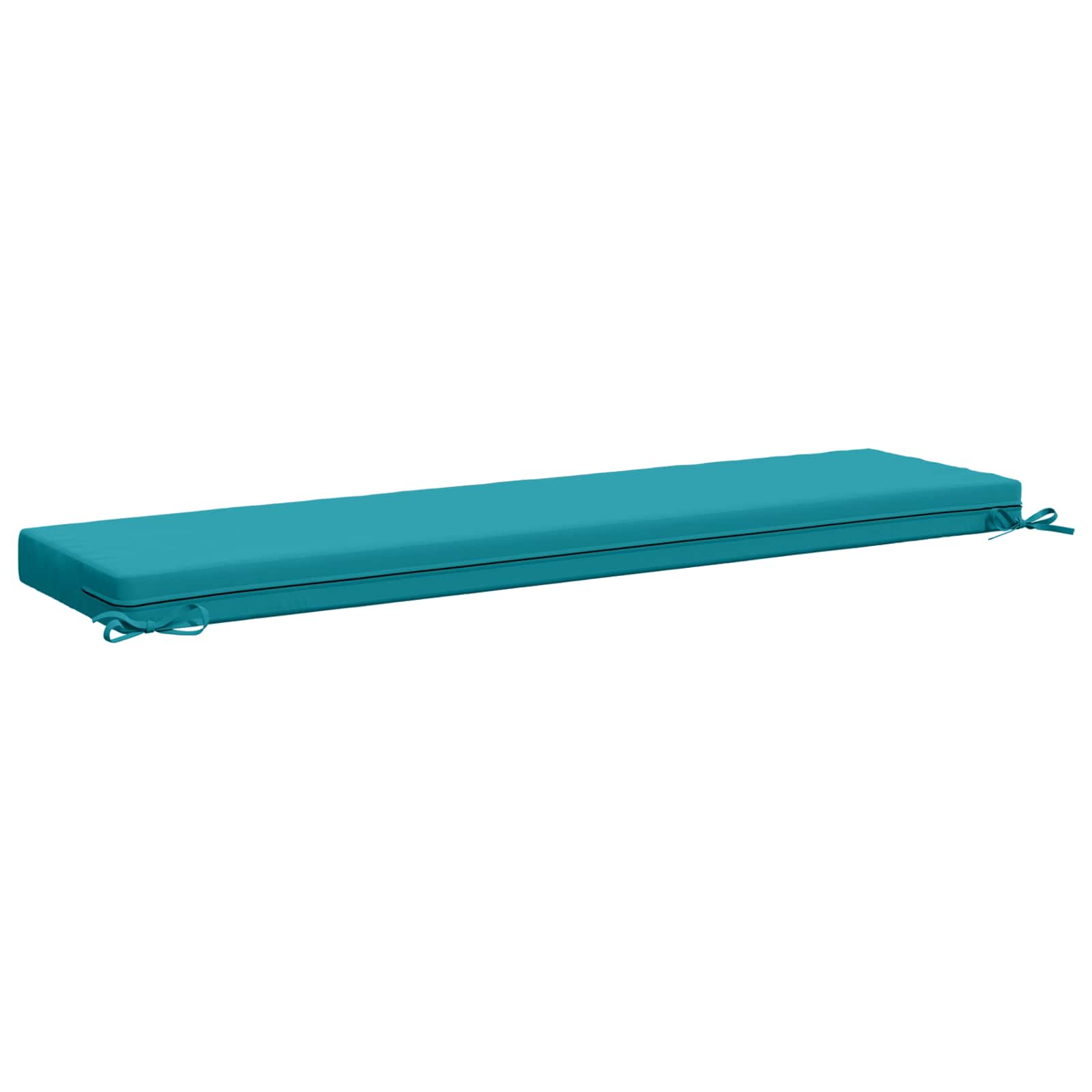 Cuscino per panchina SOEST 100% Poliestere Turchese