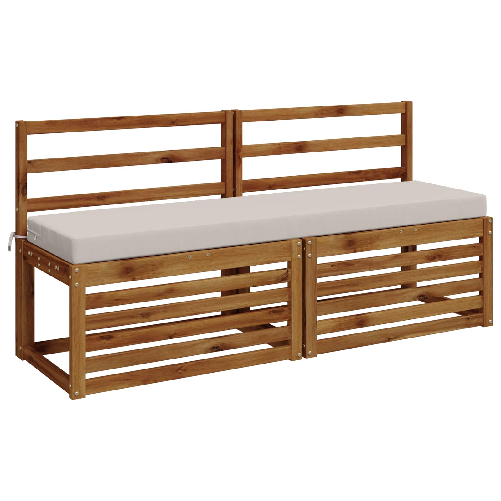 Cuscino per panchina SOEST 100% Poliestere Bianco