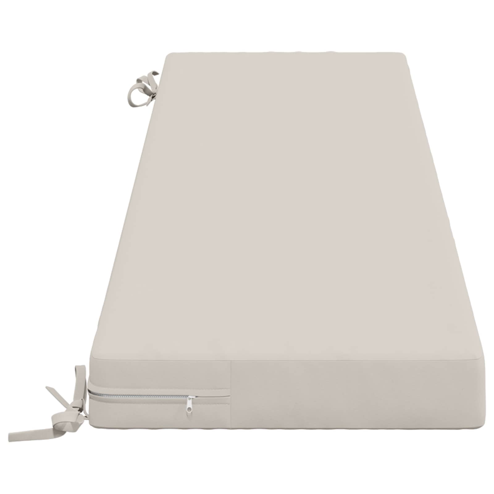 Cuscino per panchina SOEST 100% Poliestere Bianco