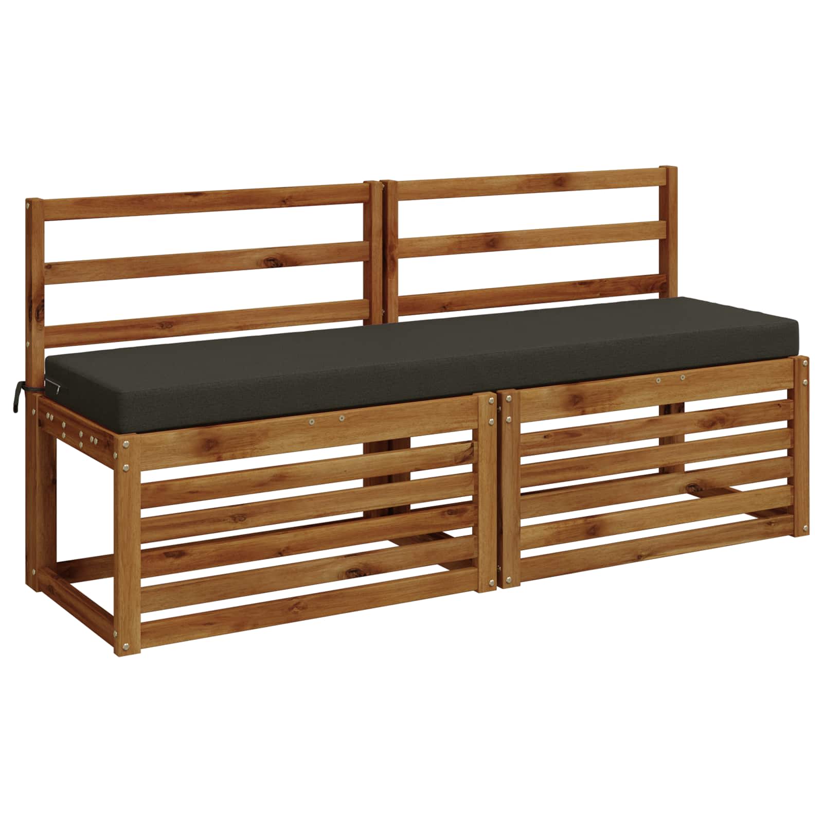 Cuscino per panchina SOEST 100% Poliestere Antracite
