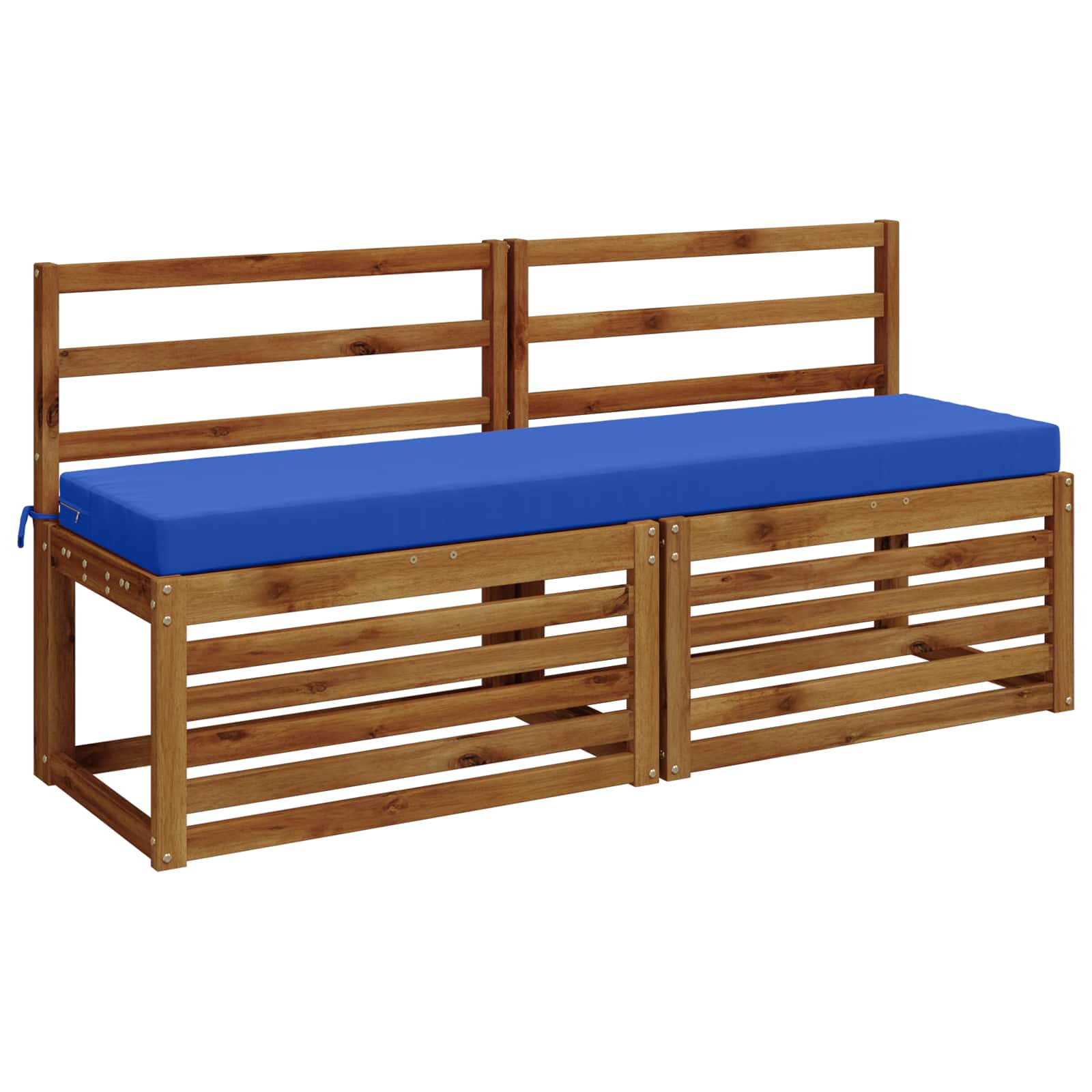 Cuscino per panchina SOEST 100% Poliestere Blu Reale