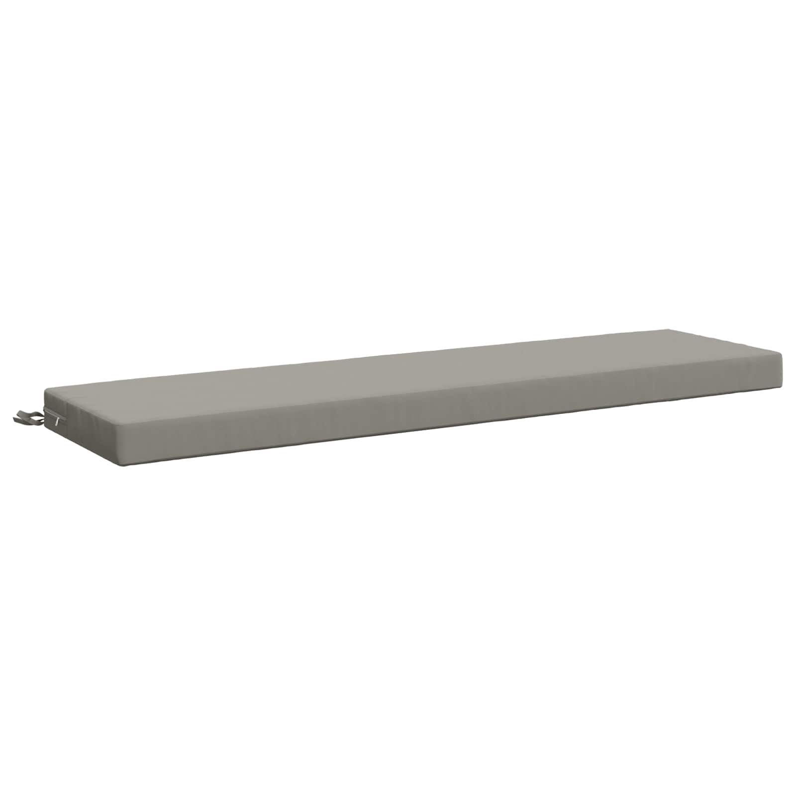 Cuscino per panchina SOEST 100% Poliestere Grigio