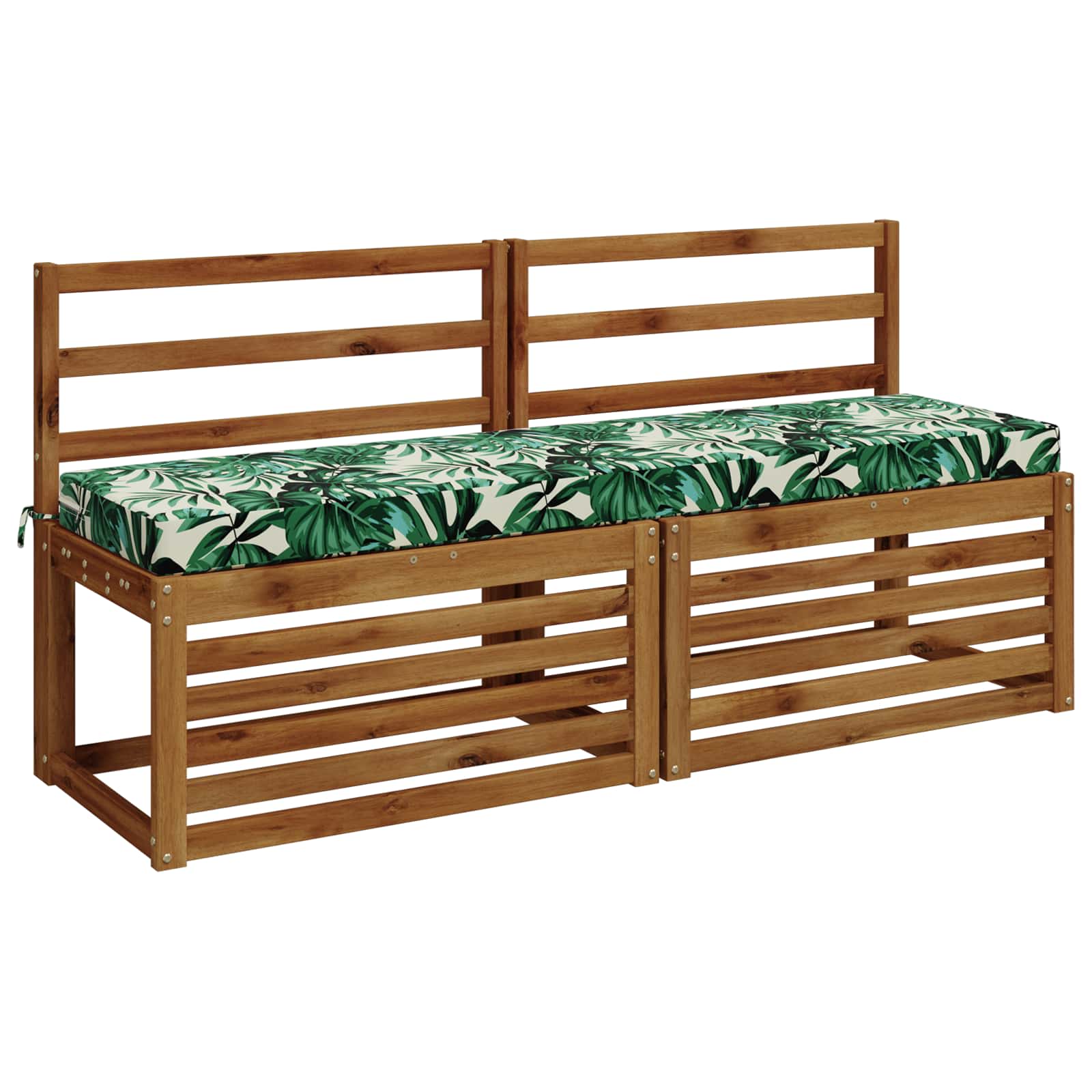 Cuscino per panchina SOEST 100% Poliestere Motivo a Foglie