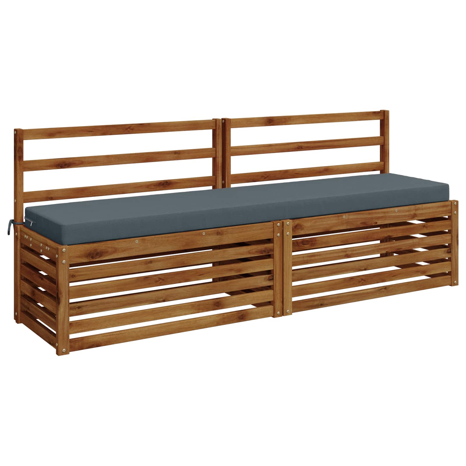 Cuscino per panchina SOEST 100% Poliestere Blu 170 x 40 x 8 cm