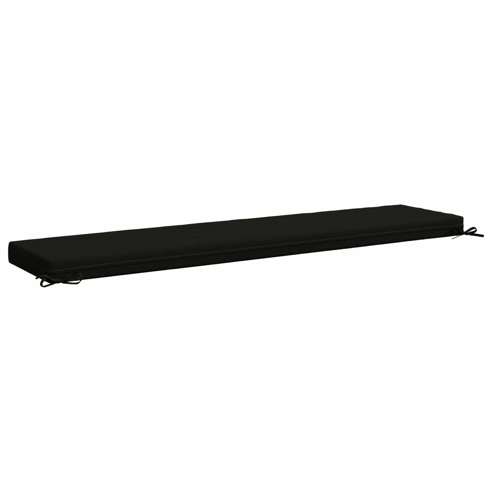 Cuscino per panchina SOEST 100% Poliestere Nero 170 x 40 x 8 cm