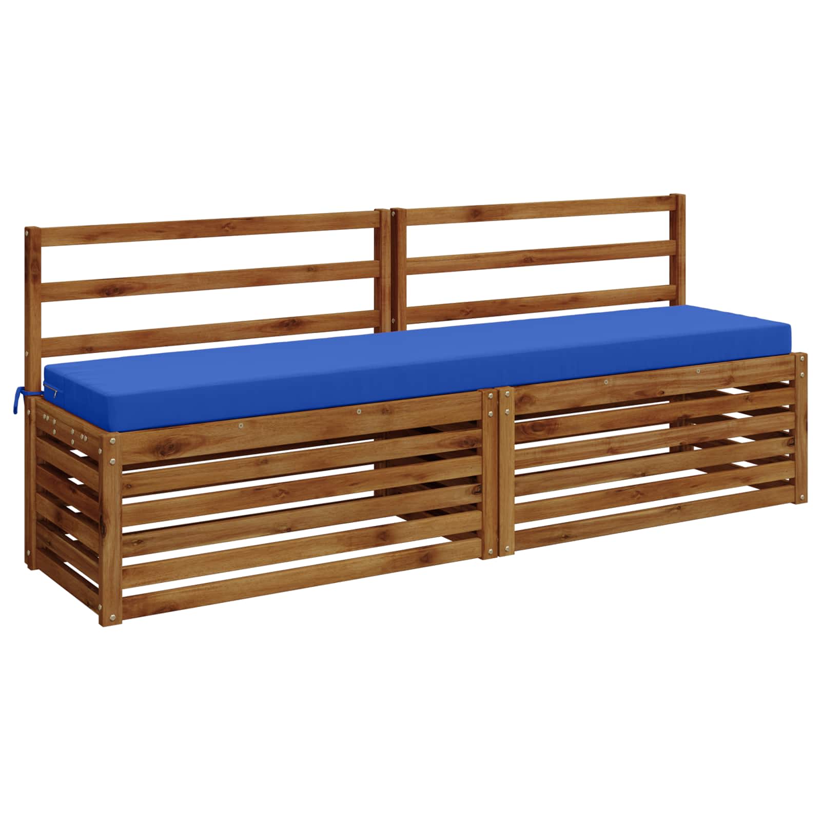 Cuscino per panchina SOEST 100% Poliestere Blu Reale