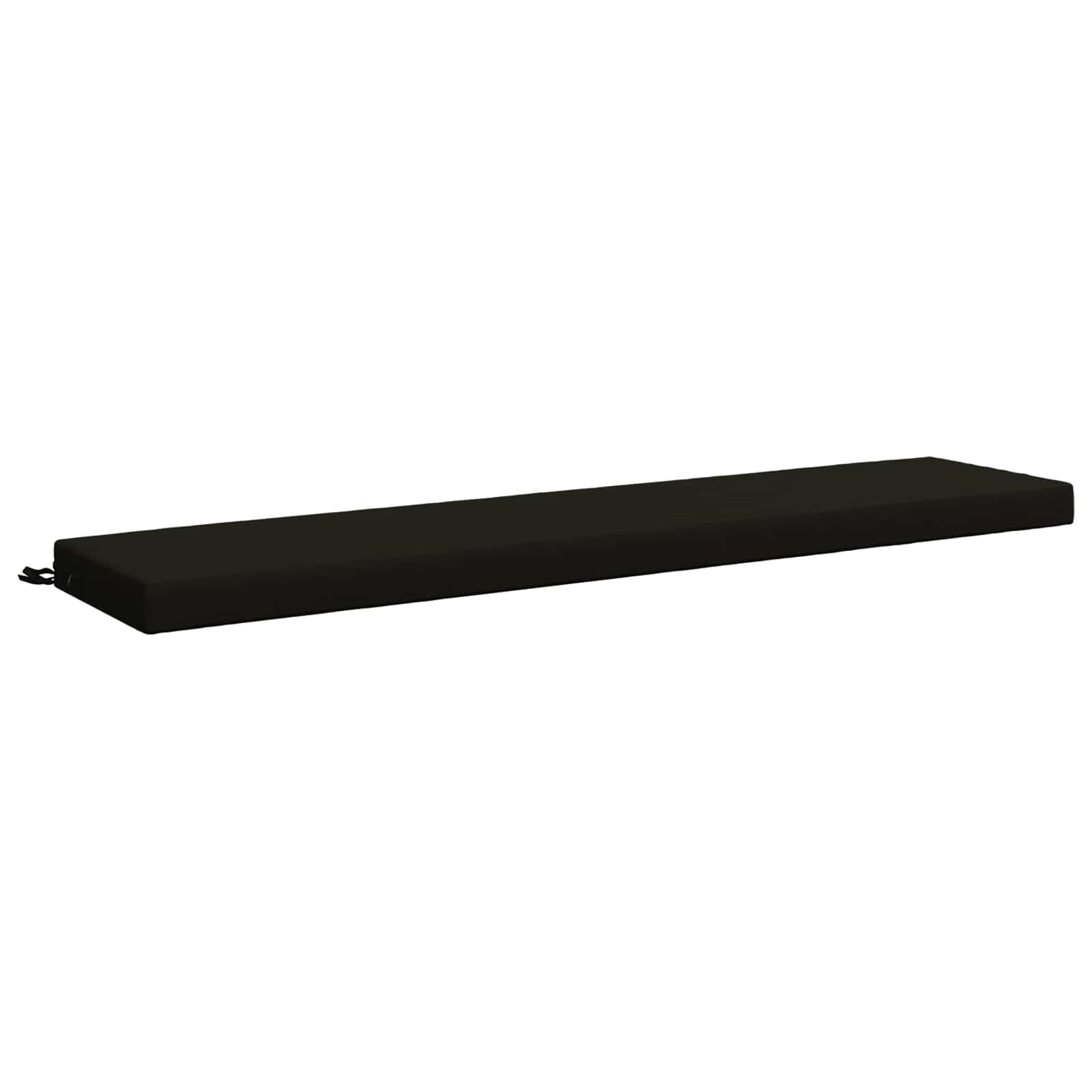 Cuscini per Panchina a 2 Pezzi SOEST 2 pz 100% Poliestere Nero