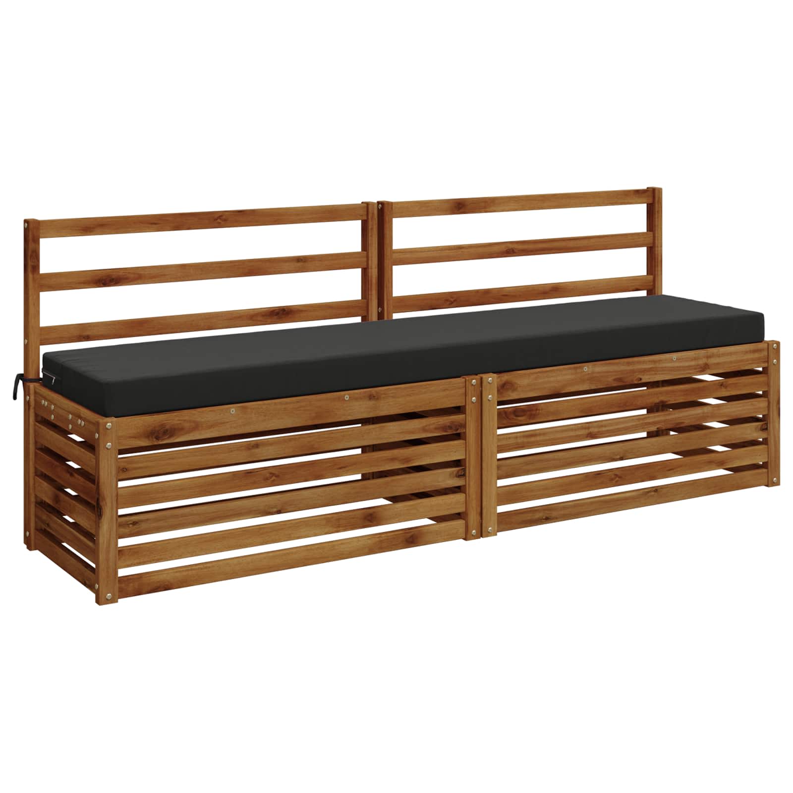 Cuscino per panchina SOEST 100% Poliestere Antracite