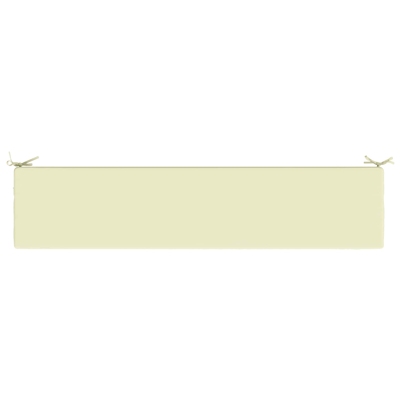 Cuscino per panchina SOEST 100% Poliestere Crema