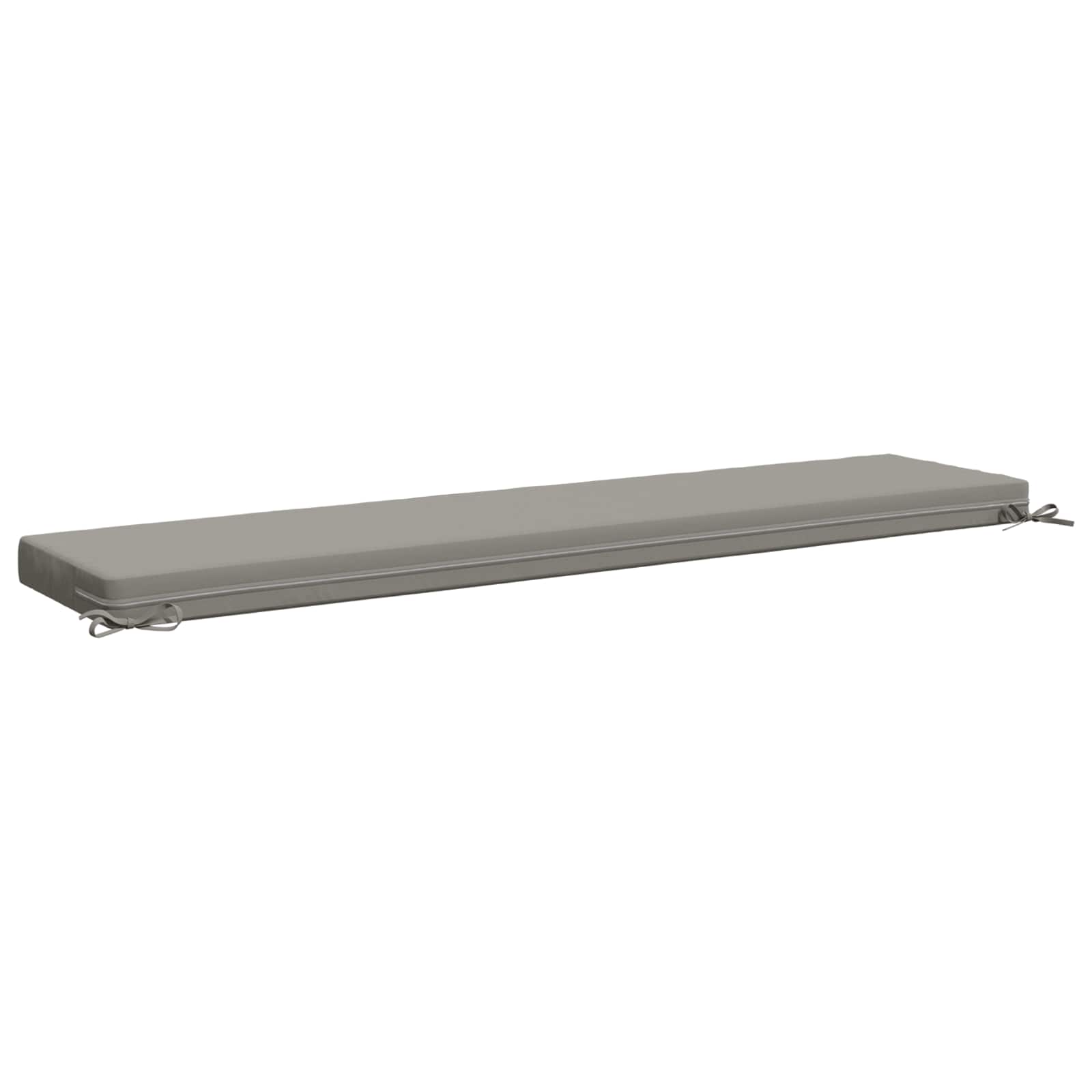 Cuscino per panchina SOEST 100% Poliestere Grigio