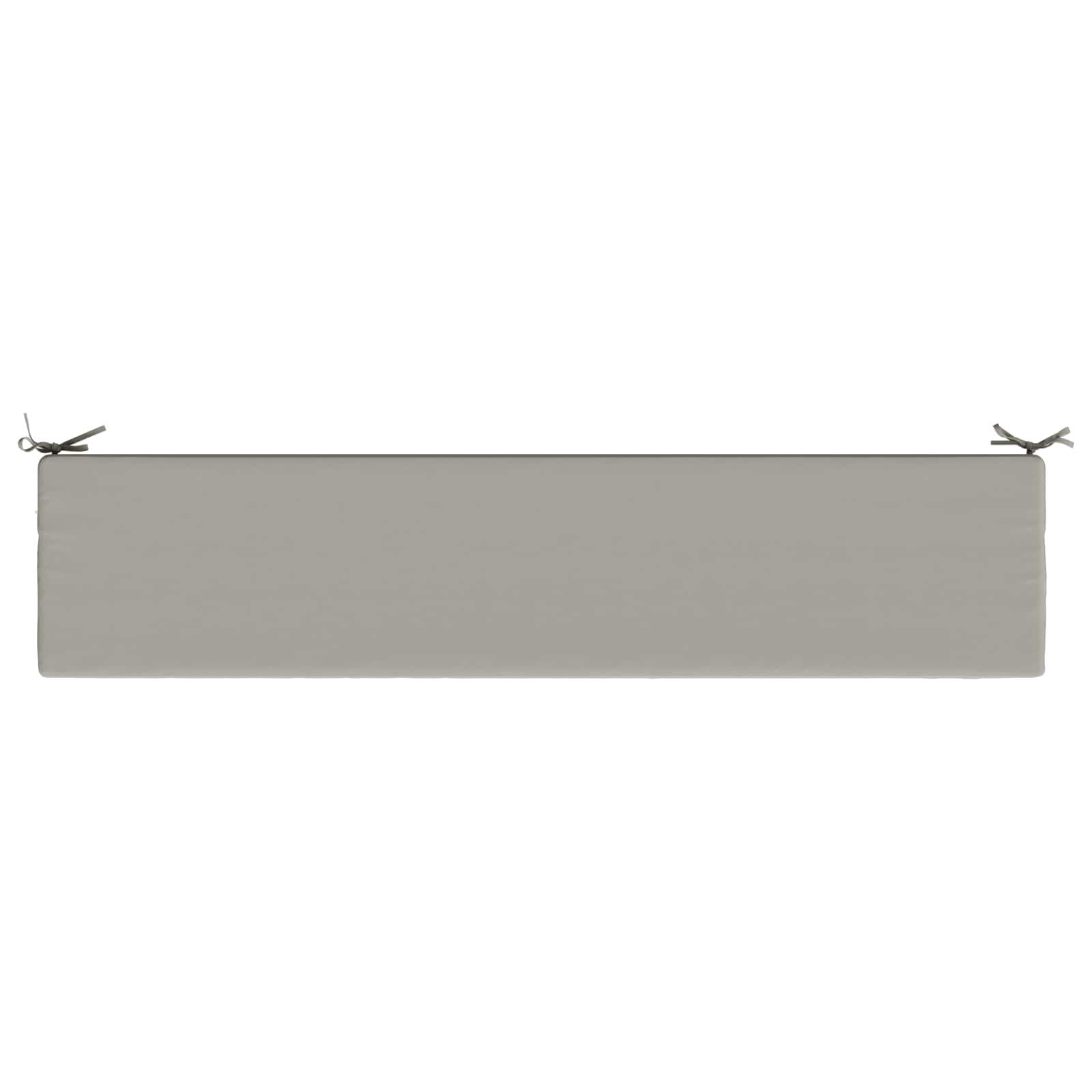 Cuscino per panchina SOEST 100% Poliestere Grigio