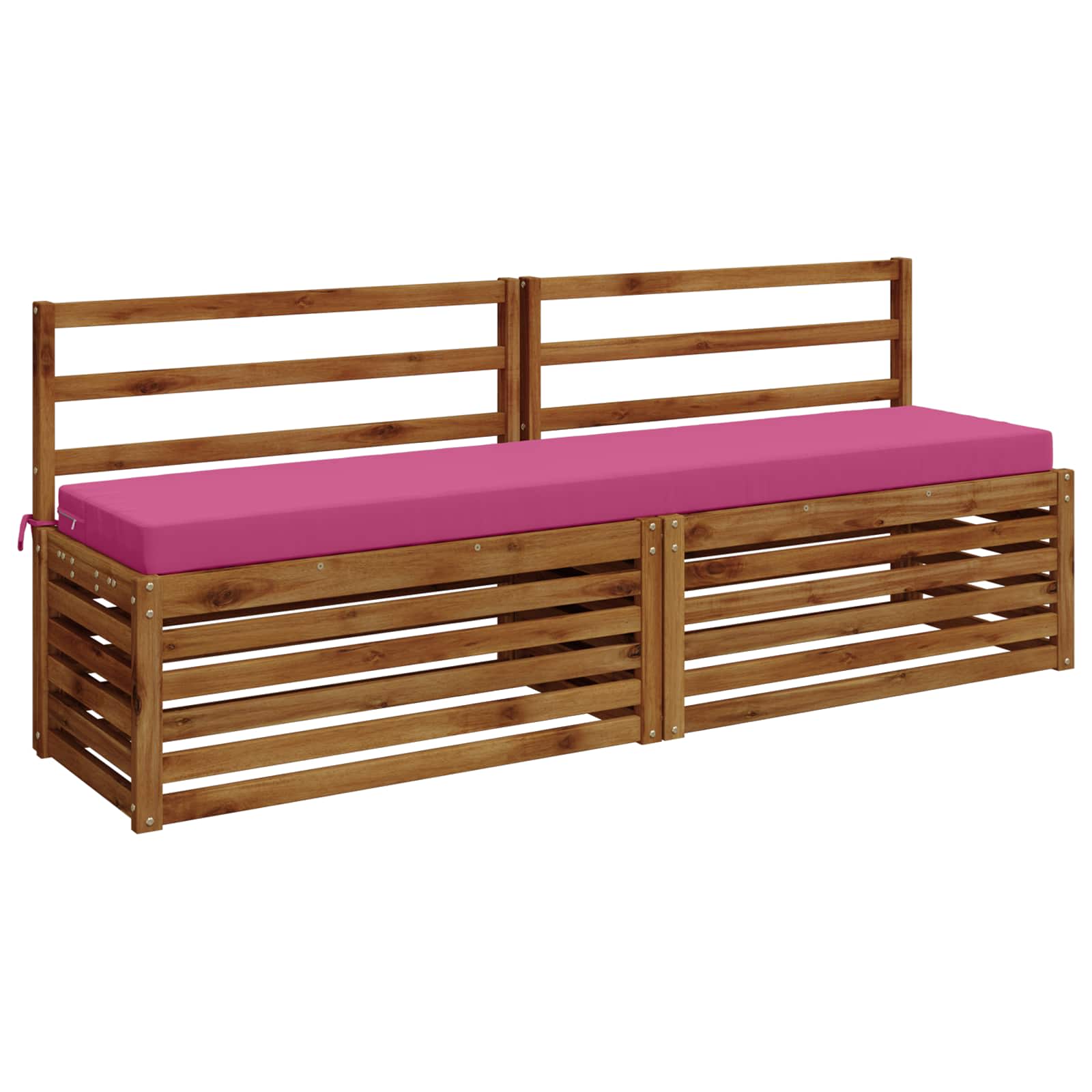 Cuscino per panchina SOEST 100% Poliestere Rosa 180 x 40 x 8 cm